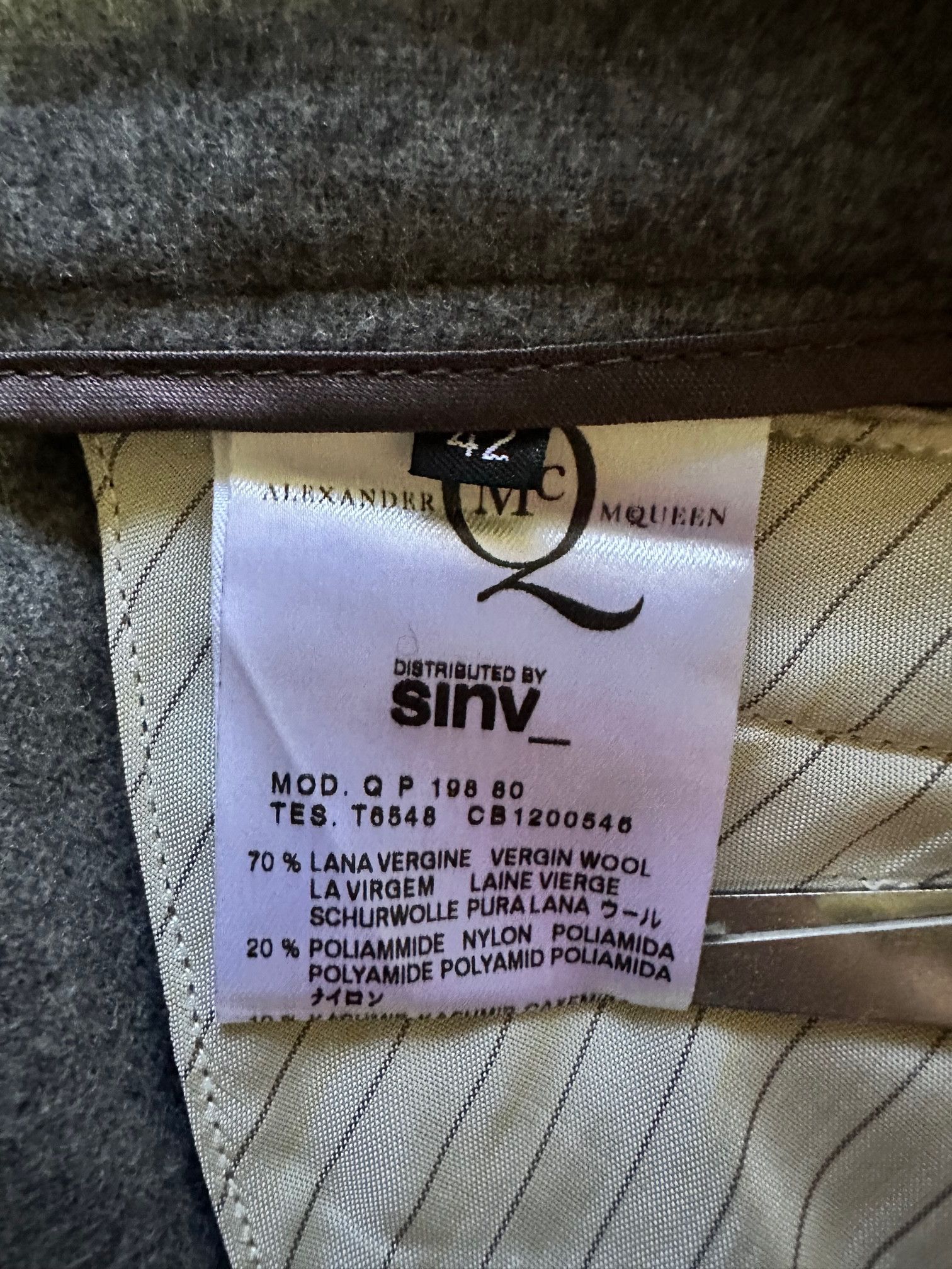 Alexander McQueen Alexander McQueen Drop-Crotch Wool Pants Size 30" / US 8 / IT 44 - 7 Thumbnail
