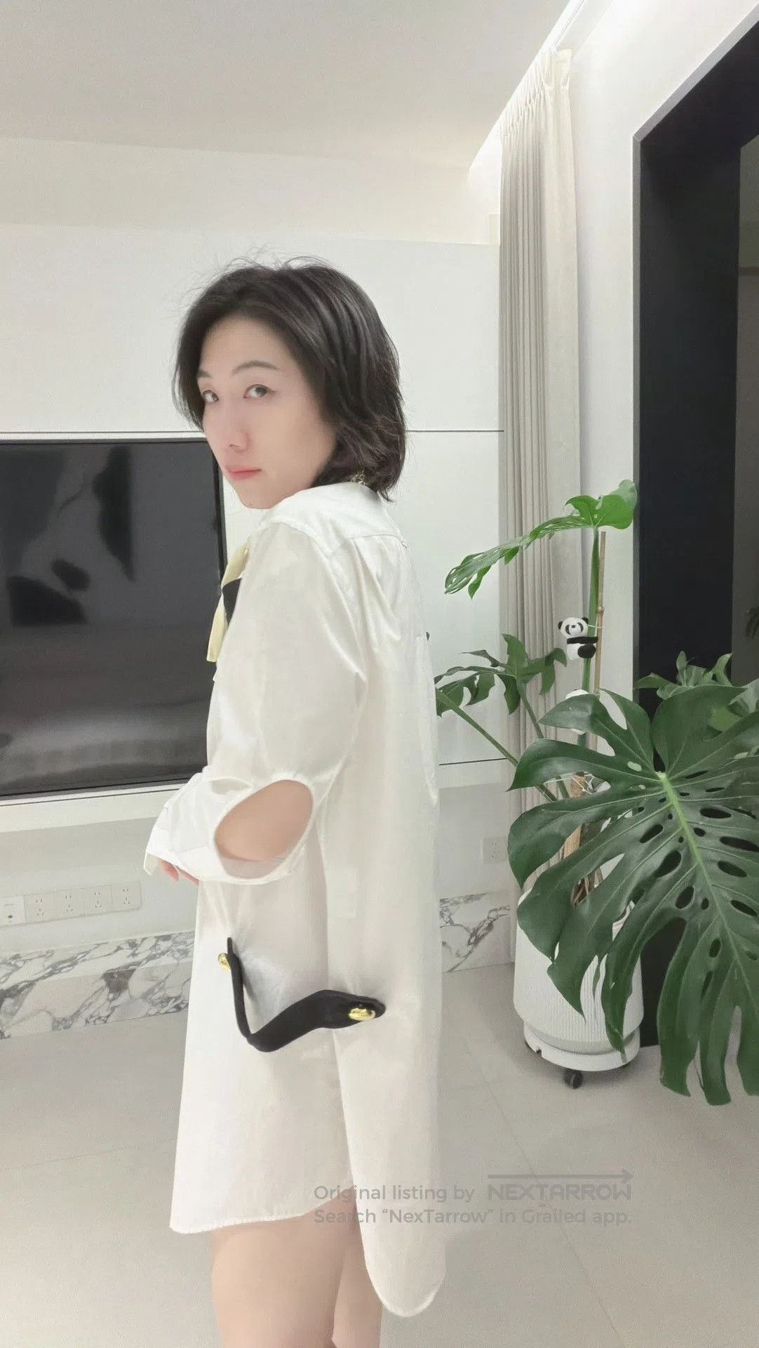 Prada Prada White Cotton Shirt L. Size L / US 10 / IT 46 - 3 Thumbnail