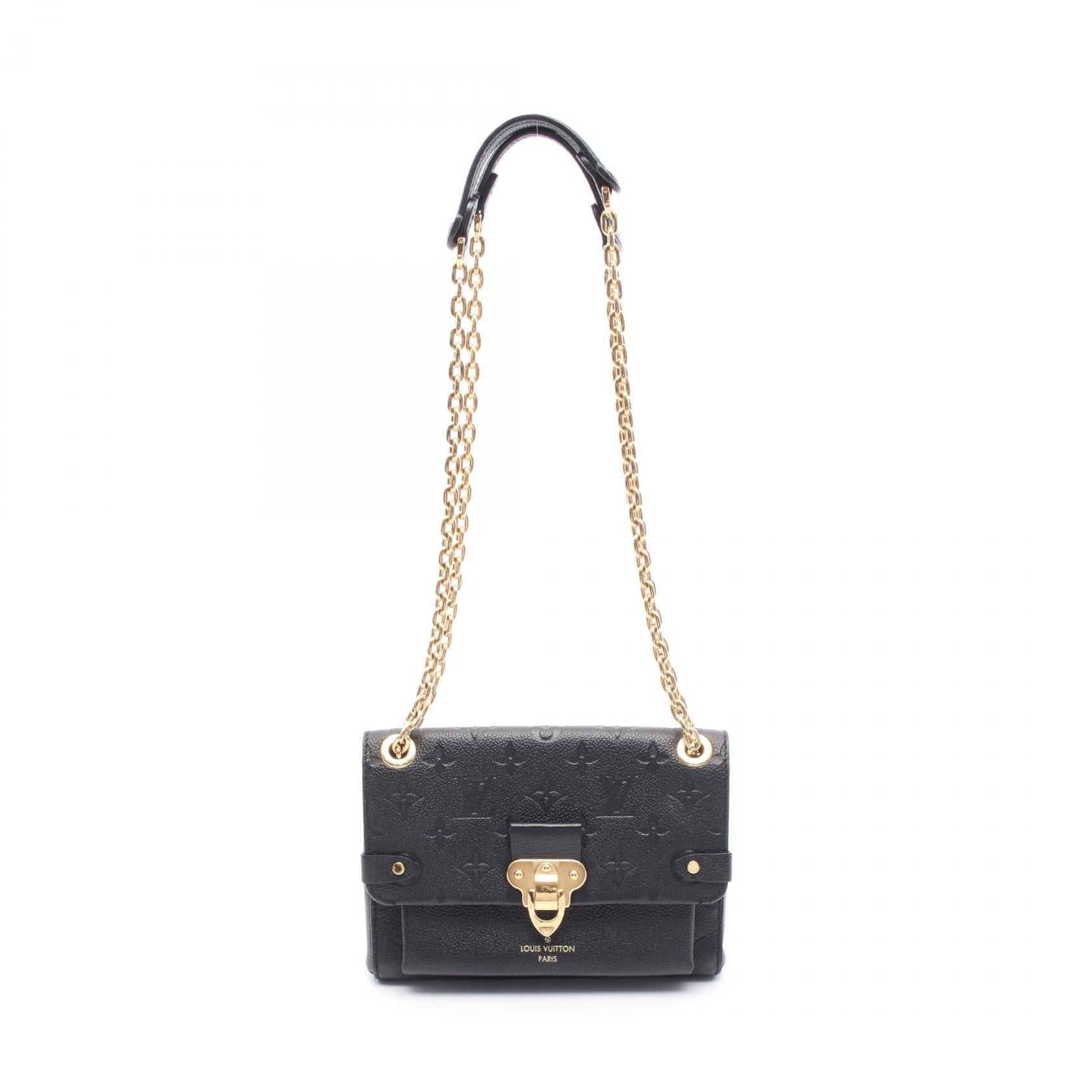 Louis Vuitton Louis Vuitton Vavin Bb Monogram Empreinte Noir Double Chain Shoulder Bag Leather Black Size ONE SIZE - 1 Thumbnail