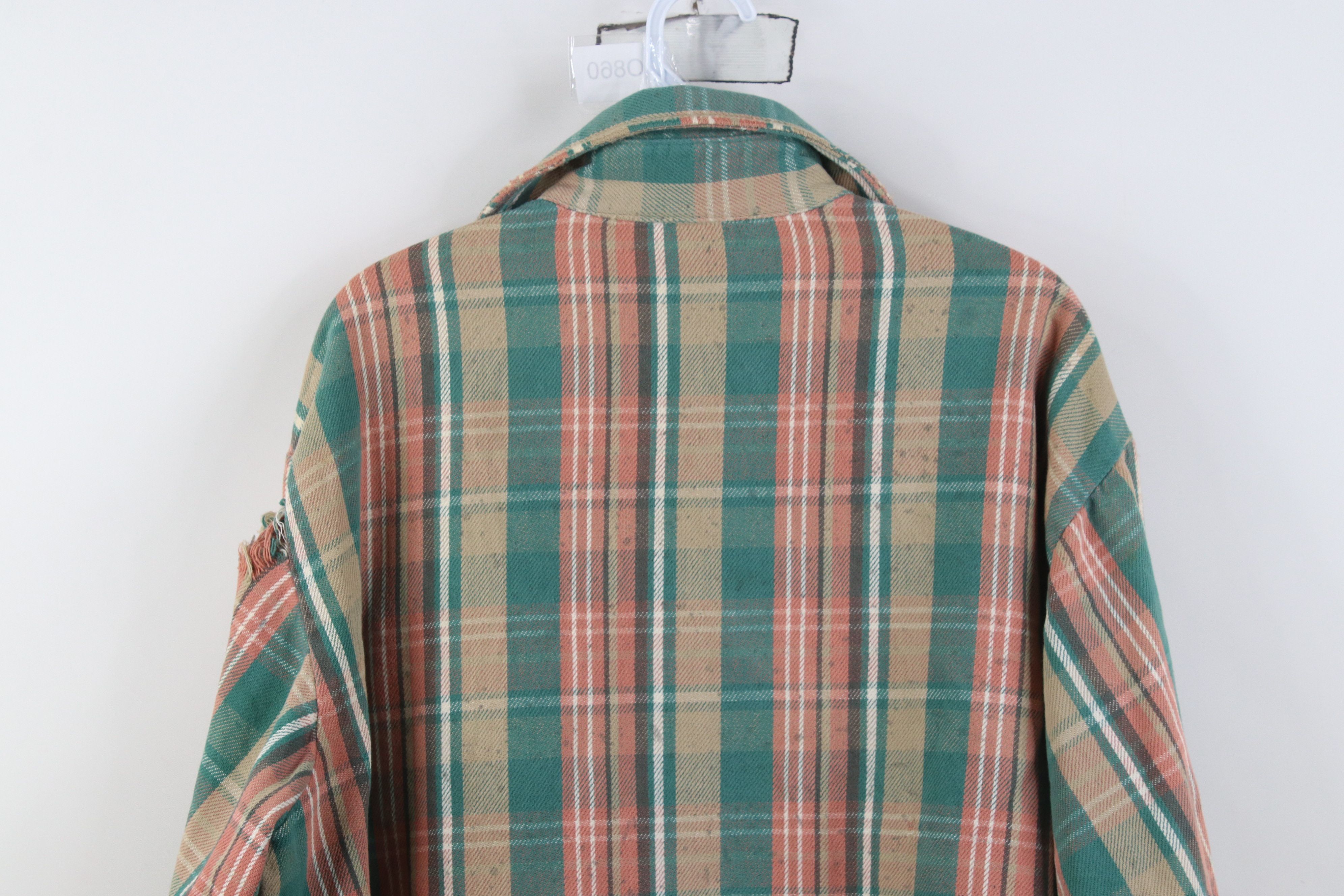 Vintage AS IS Vintage 70s Big Mac Collared Button Shirt Plaid USA Size US XL / EU 56 / 4 - 15 Thumbnail