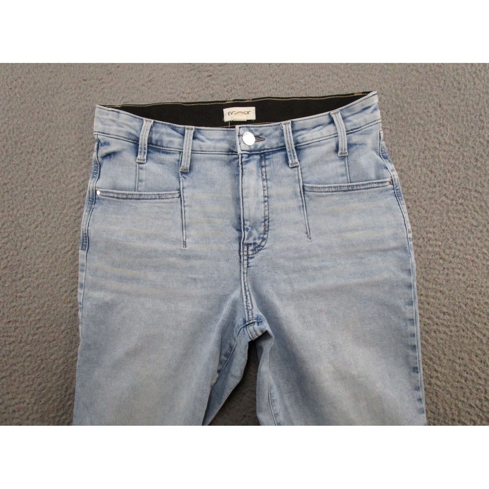 Vintage Maurices Original Fit High Rise Slim Bootcut Blue Jeans 12 Reg Women’s Denim 5-Pocket Stretch Polyester? Size 34" / US 12 / IT 48 - 3 Thumbnail
