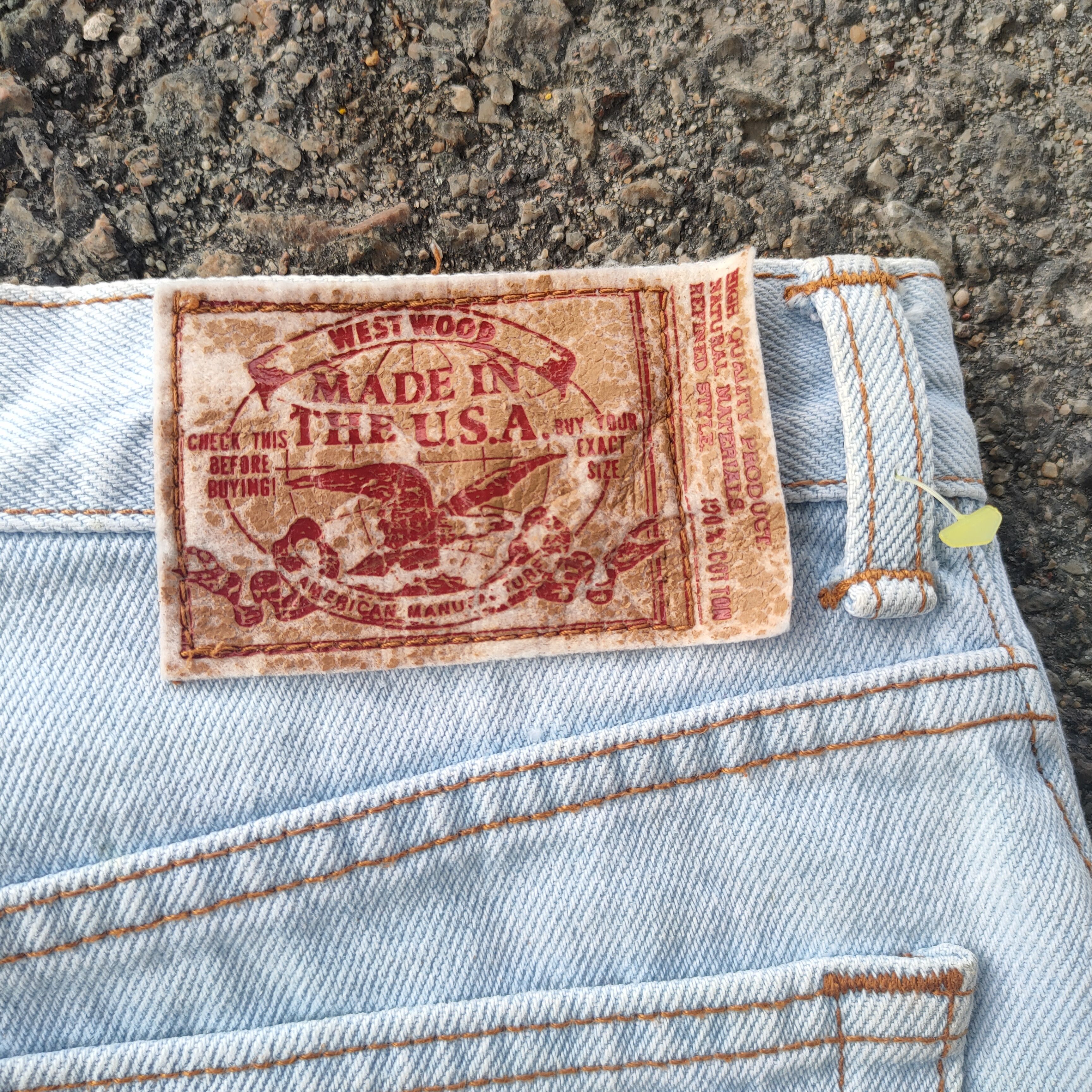 Jean VINTAGE WESTWOOD USA RUSTY FADED JEANS DENIM PANTS Size US 28 / EU 44 - 13 Thumbnail