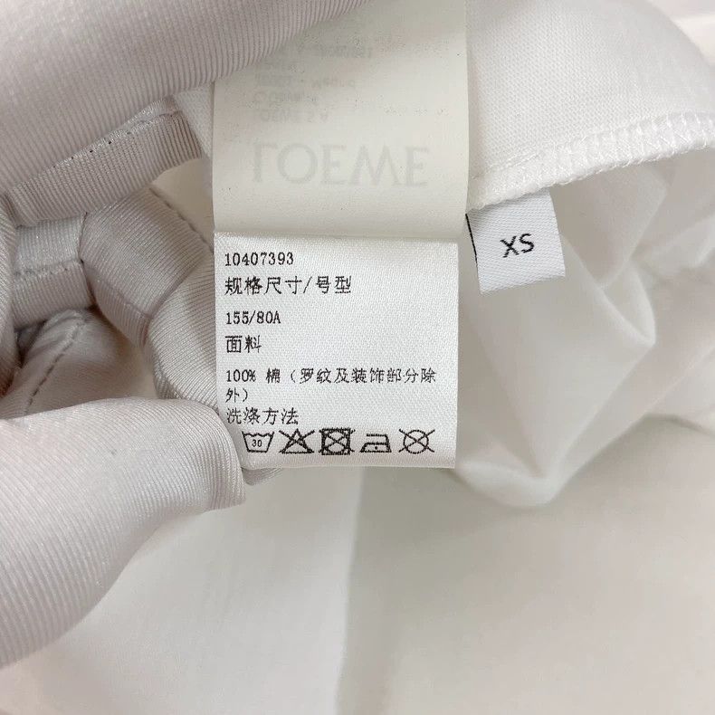Loewe LOEWE White floral short sleeves Size XS / US 0-2 / IT 36-38 - 9 Thumbnail
