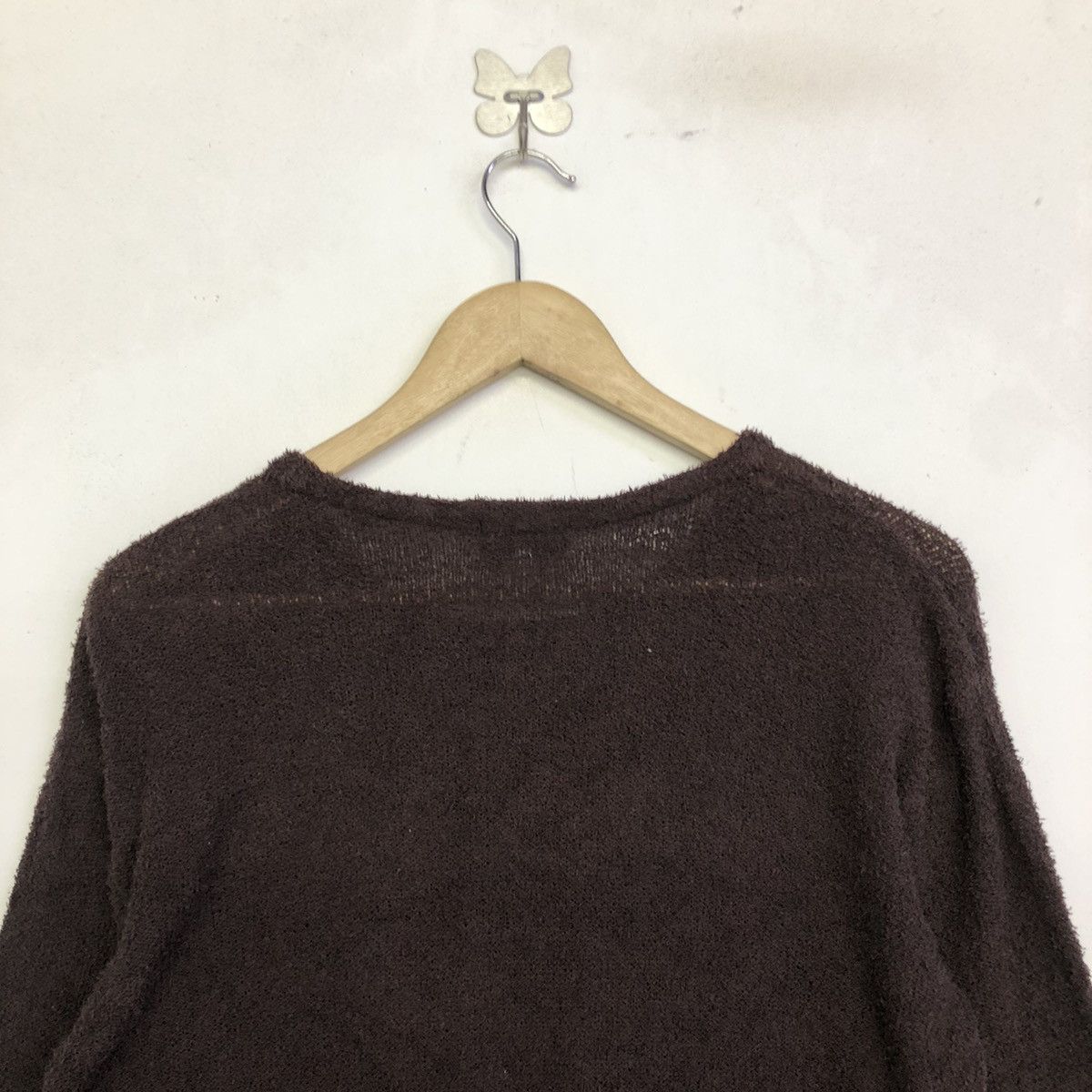 Beams Plus × Japanese Brand × Vintage Vintage Beams Brown Plain Minimalist Knitwear Size US M / EU 48-50 / 2 - 8 Thumbnail