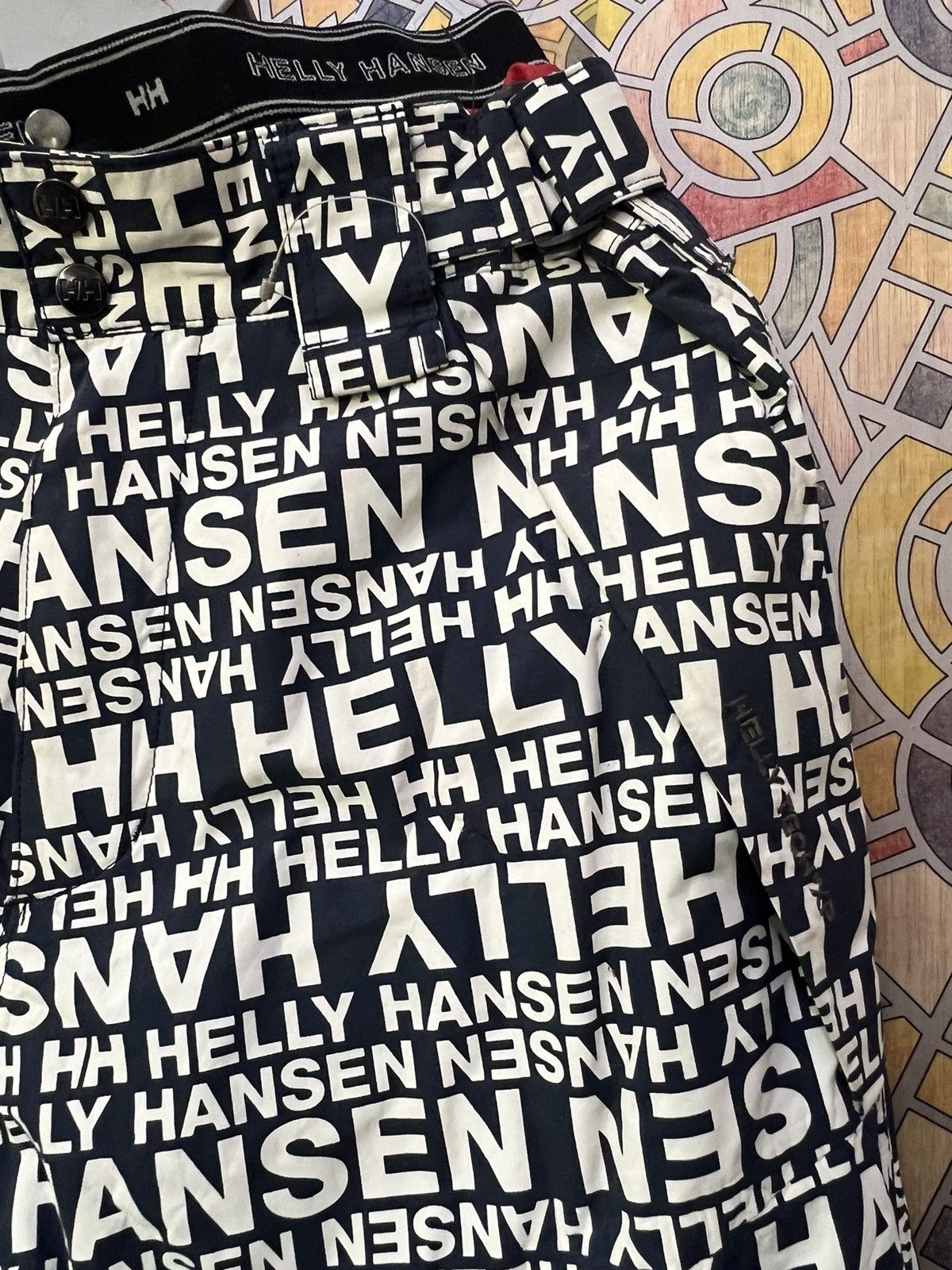 Helly Hansen Full spring Very colorful HELLY HANSEN CARGOSKI PANTMONOGRAM Size US 28 / EU 44 - 20 Thumbnail