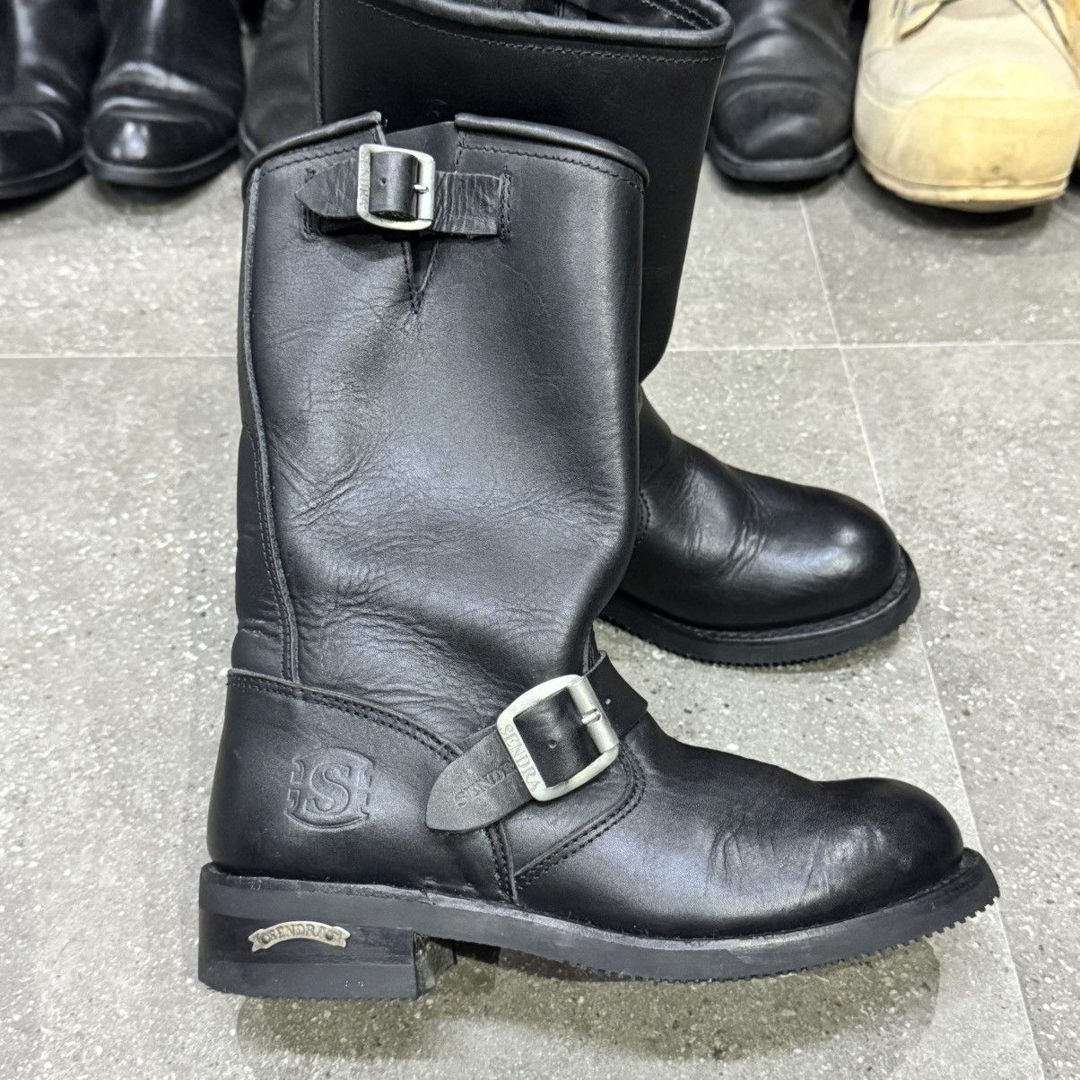 Sendra Sendra Leather Engineer Buckle Boots Size US 7 / IT 37 - 2 Thumbnail