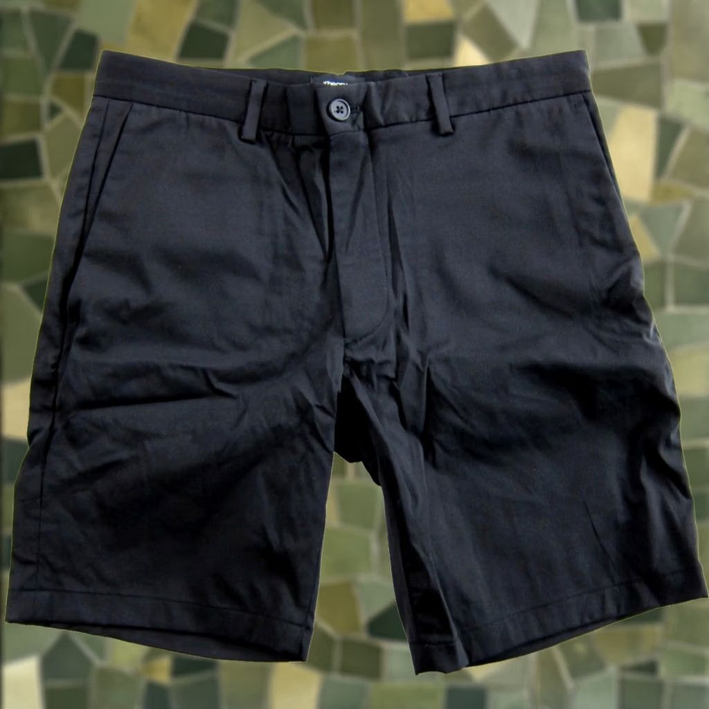 Theory Theory Black Nylon Movement 4 Pocket Chino Shorts Men 31 Size US 31 - 1 Thumbnail