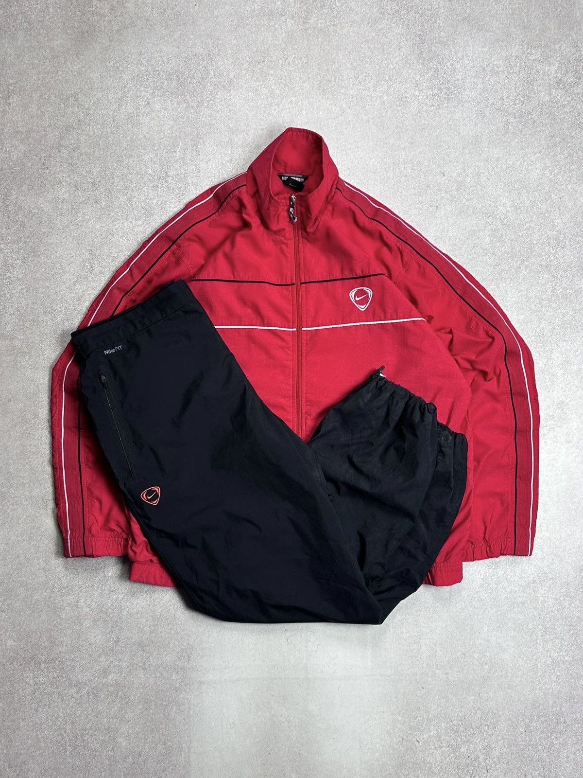 Nike × Skepta Vintage Nike Tn Skepta Style Nylon Tracksuit Rare XL Size US XL / EU 56 / 4 - 1 Thumbnail