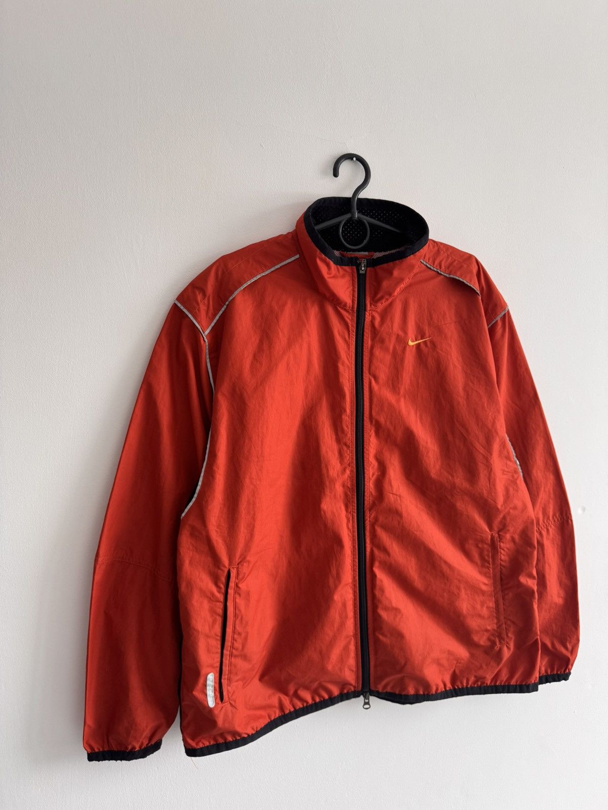 Nike Vintage Nike Nylon 90’s Track Jacket Swoosh Y2K Size US L / EU 52-54 / 3 - 3 Thumbnail