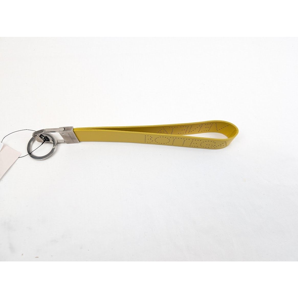 Bottega Veneta o1rshd1 Size: OS/ Nappa Logo/Ottone Keyring in Yellow/Silver Size ONE SIZE - 8 Thumbnail