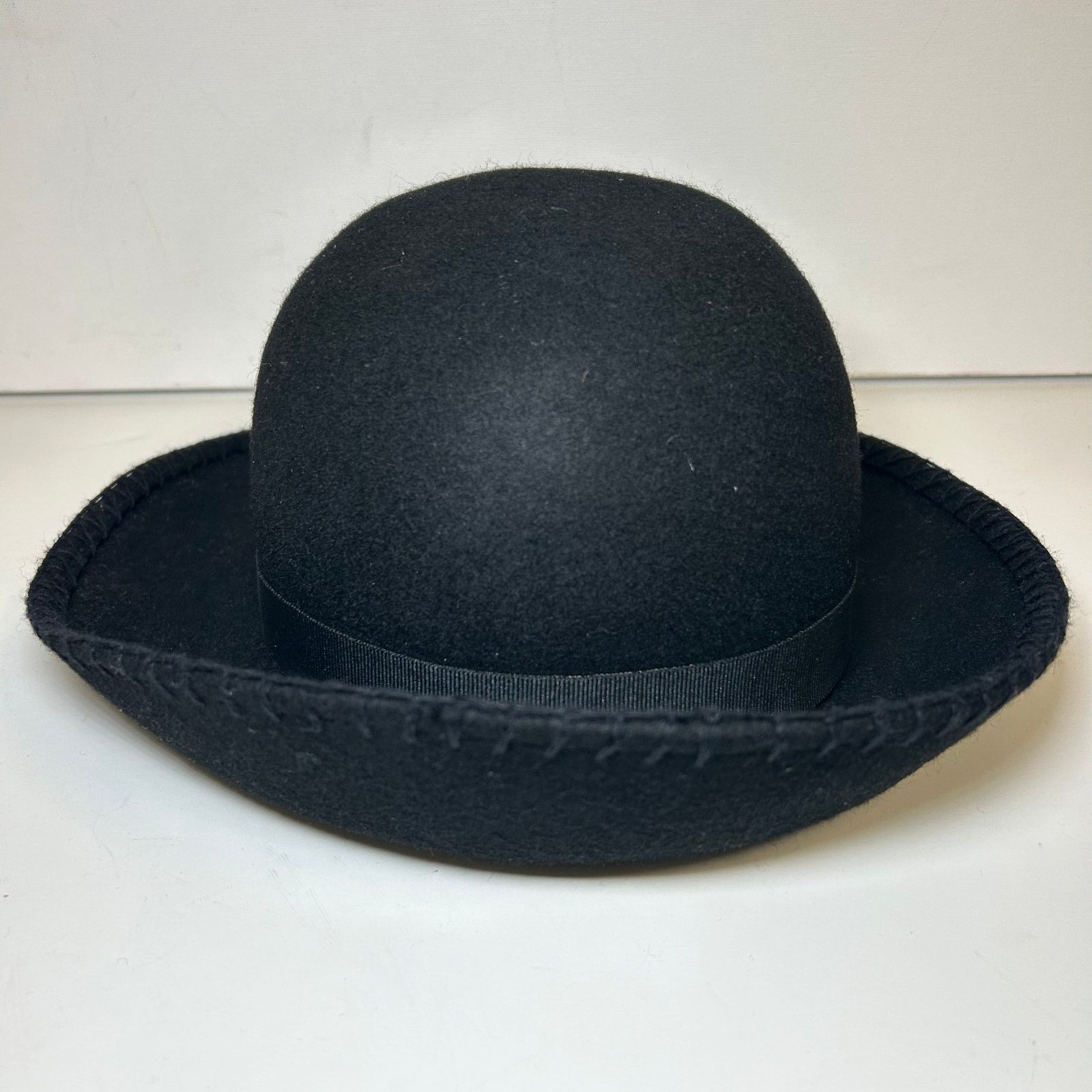 Vintage Vintage Classic Black Wool Hat Bowler Hat Made in Italy Hat Size ONE SIZE - 6 Thumbnail