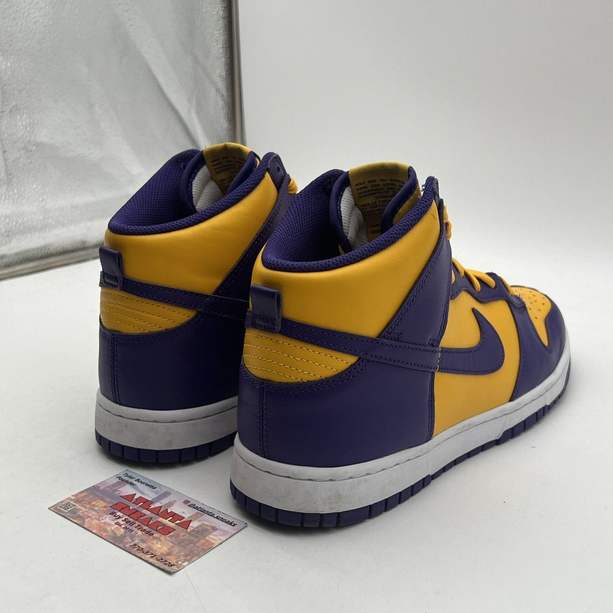 Nike Nike dunk high lakers Size US 11 / EU 44 - 5 Thumbnail