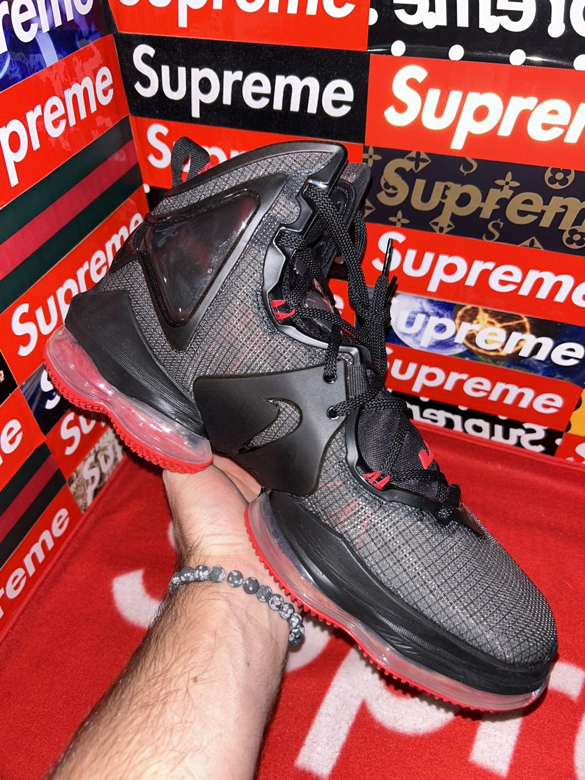 Nike Nike Lebron 19 BRED CZ0203-001 size 12 with box Size US 12 / EU 45 - 7 Thumbnail