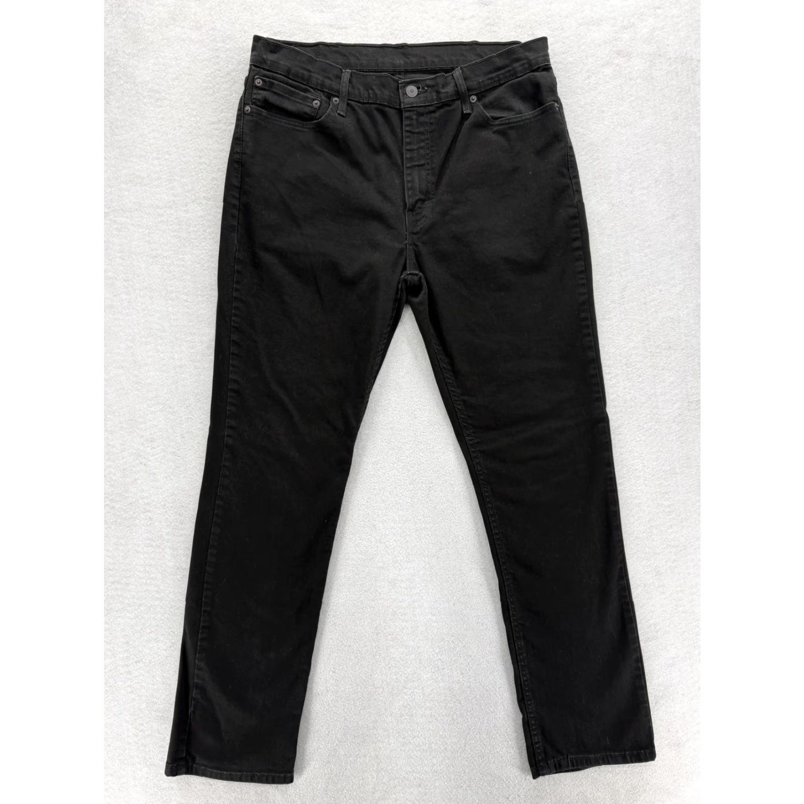 Levi's Levis 511 Jeans Mens 38x32 Black Dark Wash Slim Straight Stretch Denim Casual Size US 38 / EU 54 - 2 Thumbnail