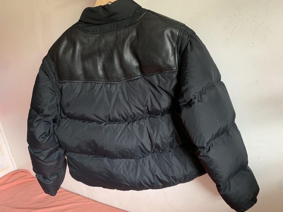 Schott Schott Leather Goose Down Puffer Jacket Size US XL / EU 56 / 4 - 3 Thumbnail