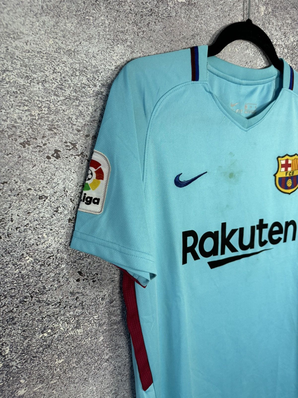 Nike × Vintage MESSI Vintage Barcelona 2017/18 Nike Soccer Jersey y2k Size US S / EU 44-46 / 1 - 5 Thumbnail
