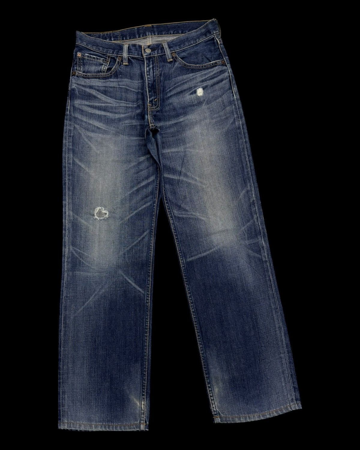If Six Was Nine 🔥LEVIS 702 DISTRESS CLAWMARK DENIM JEANS Size US 31 - 3 Thumbnail