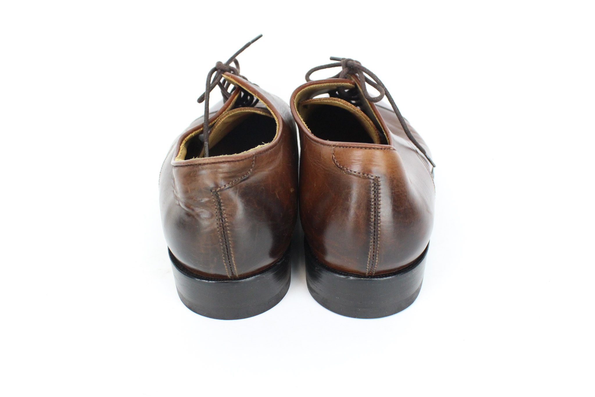 Suitsupply EU40 Mid-Brown Leather Derby Shoes 67798 Size US 7 / EU 40 - 6 Thumbnail