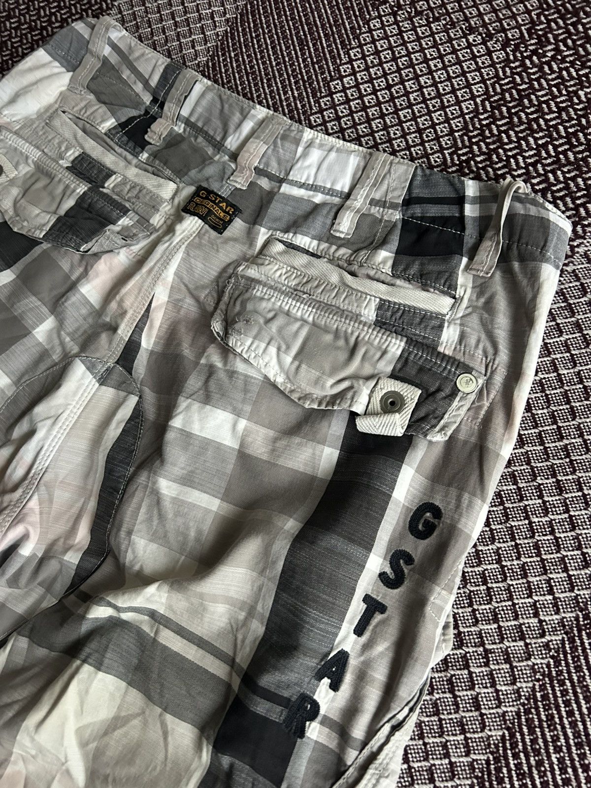 G-Star G-star Raw Denim FB Rovic Belt Loose 1/2 Shorts Streetwear Size US 31 - 3 Thumbnail