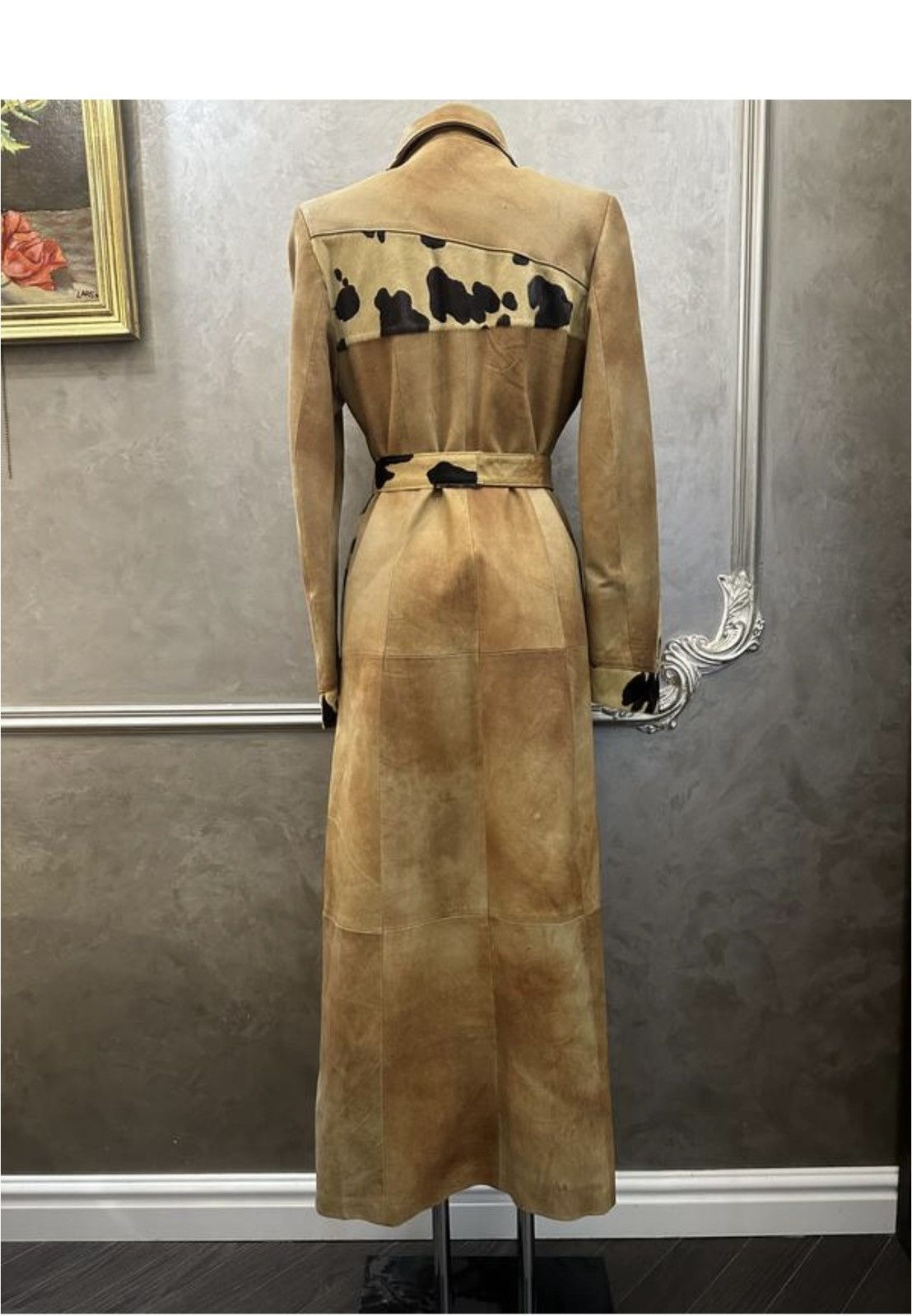 Vintage Vintage leather maxi coat Size S / US 4 / IT 40 - 2 Thumbnail
