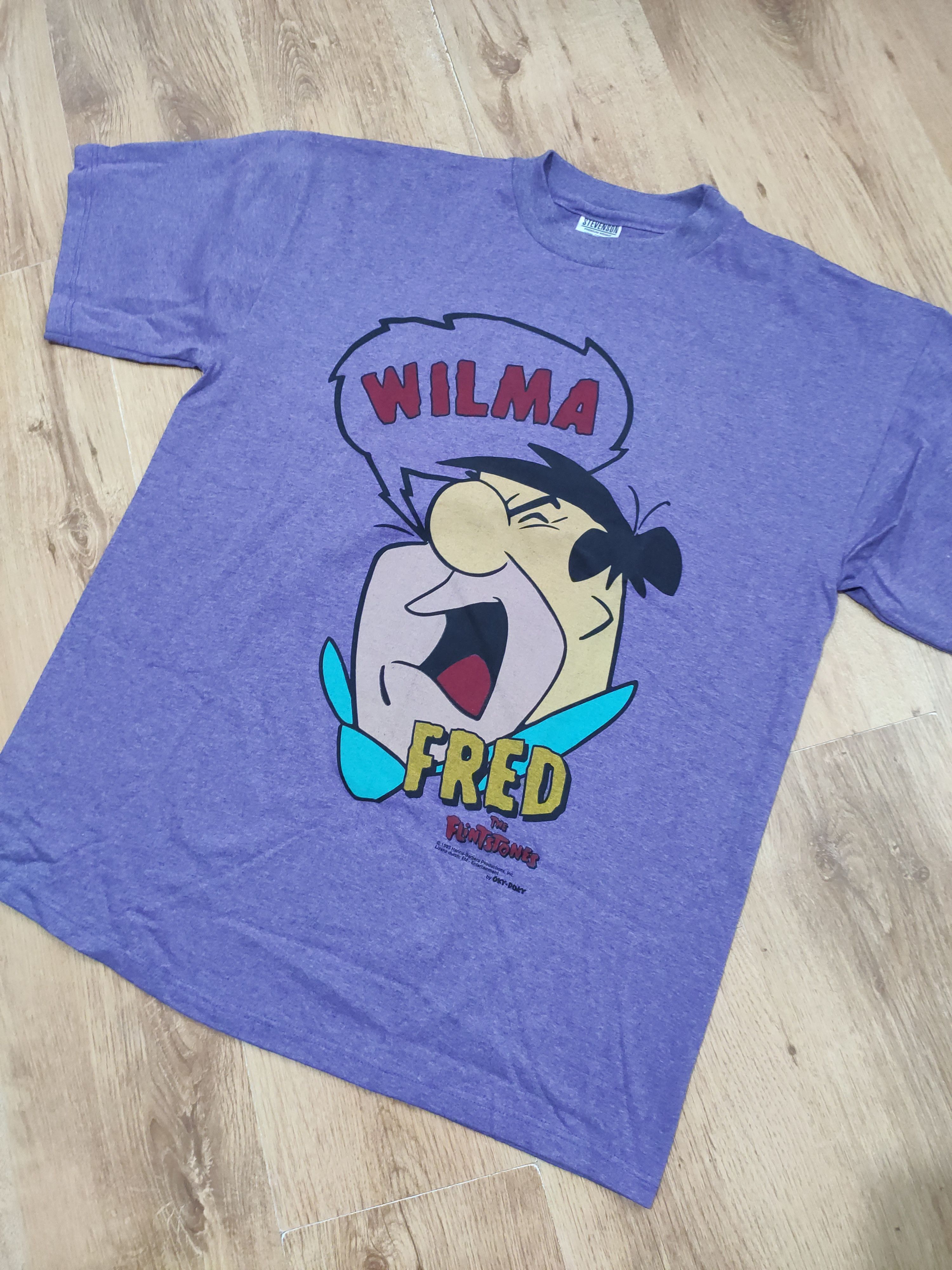Vintage Vintage 1993 Fred Flintstone Wilma The Flintstones size XL Size US XL / EU 56 / 4 - 2 Thumbnail