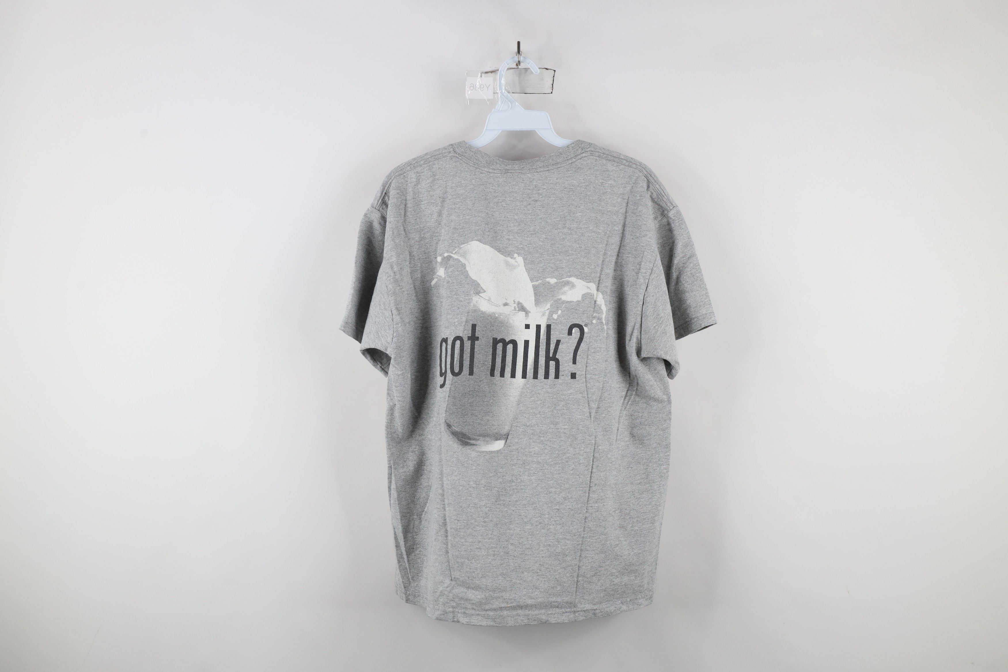 Vintage Vintage Dairy Industry of Michigan Got Milk T-Shirt Gray Size L / US 10 / IT 46 - 8 Thumbnail