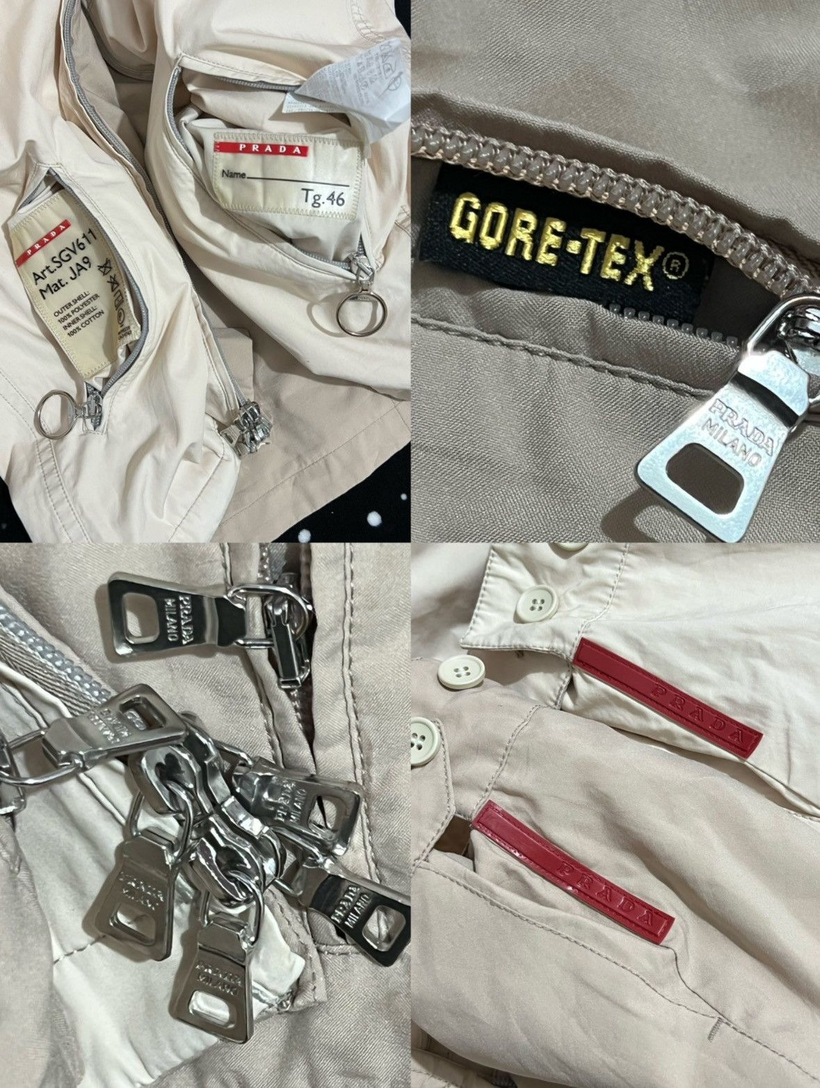 Prada Prada AW03 sports gortex Size US L / EU 52-54 / 3 - 8 Thumbnail