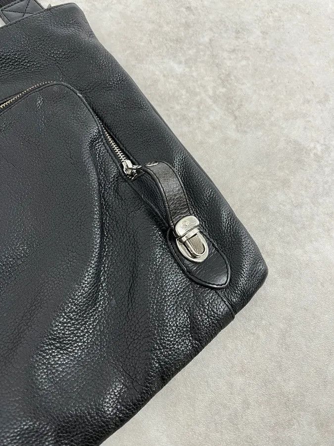 Dolce & Gabbana 2000s Dolce & Gabbana Black Leather Shoulder Bag Size ONE SIZE - 2 Thumbnail