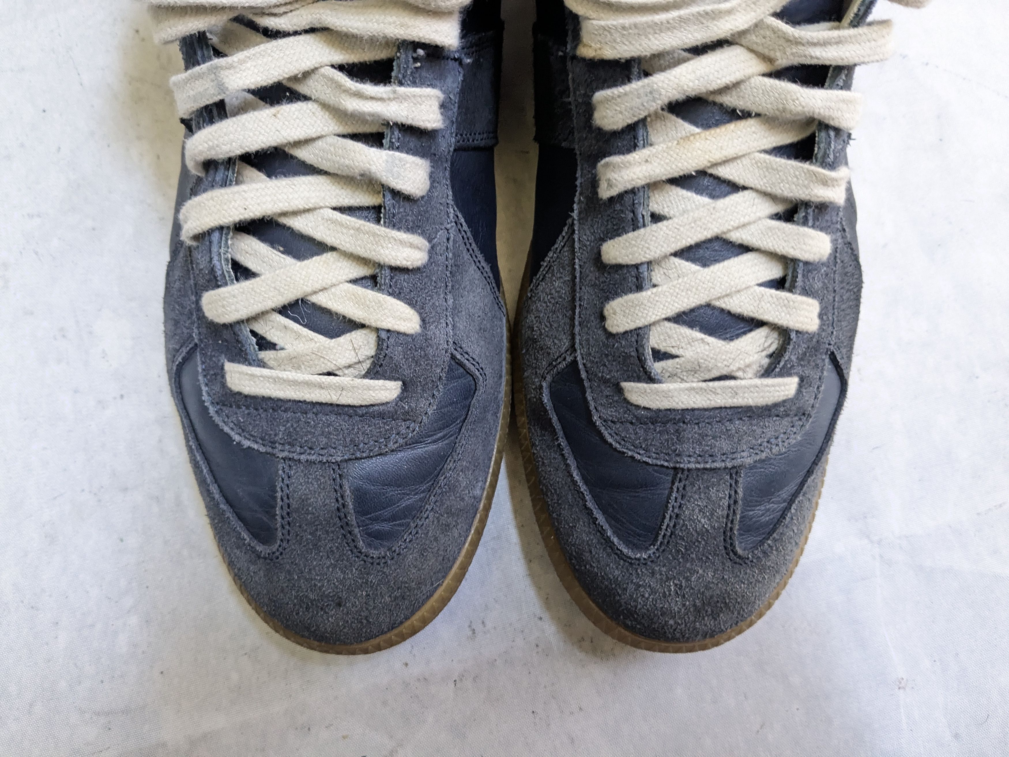 Maison Margiela Maison Margiela Replica GAT Navy Blue 9 42 High Tops Size US 9 / EU 42 - 6 Thumbnail