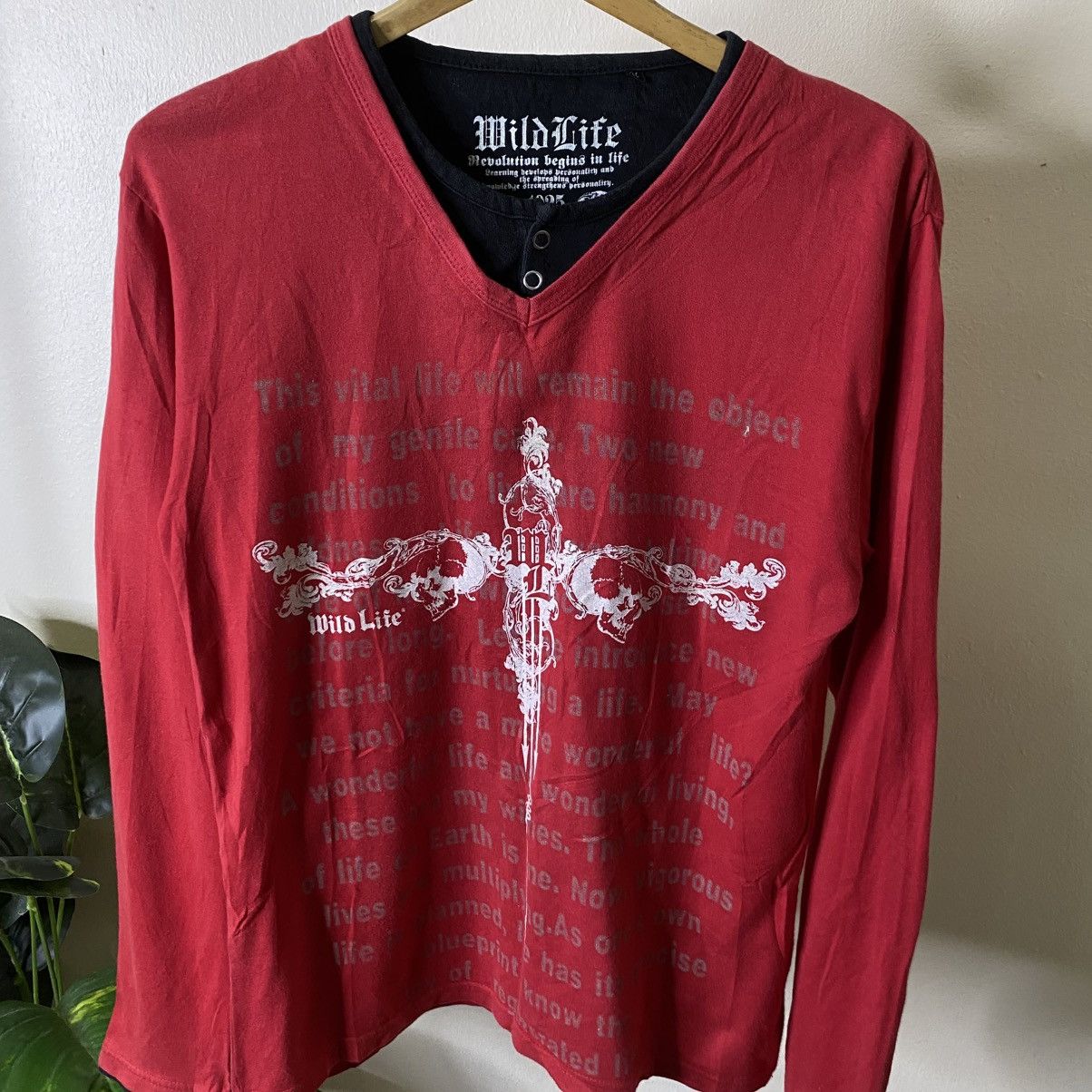 If Six Was Nine WildLife Seditionaries Poem Cyber Gothic Punk Double Layer Size US S / EU 44-46 / 1 - 2 Thumbnail