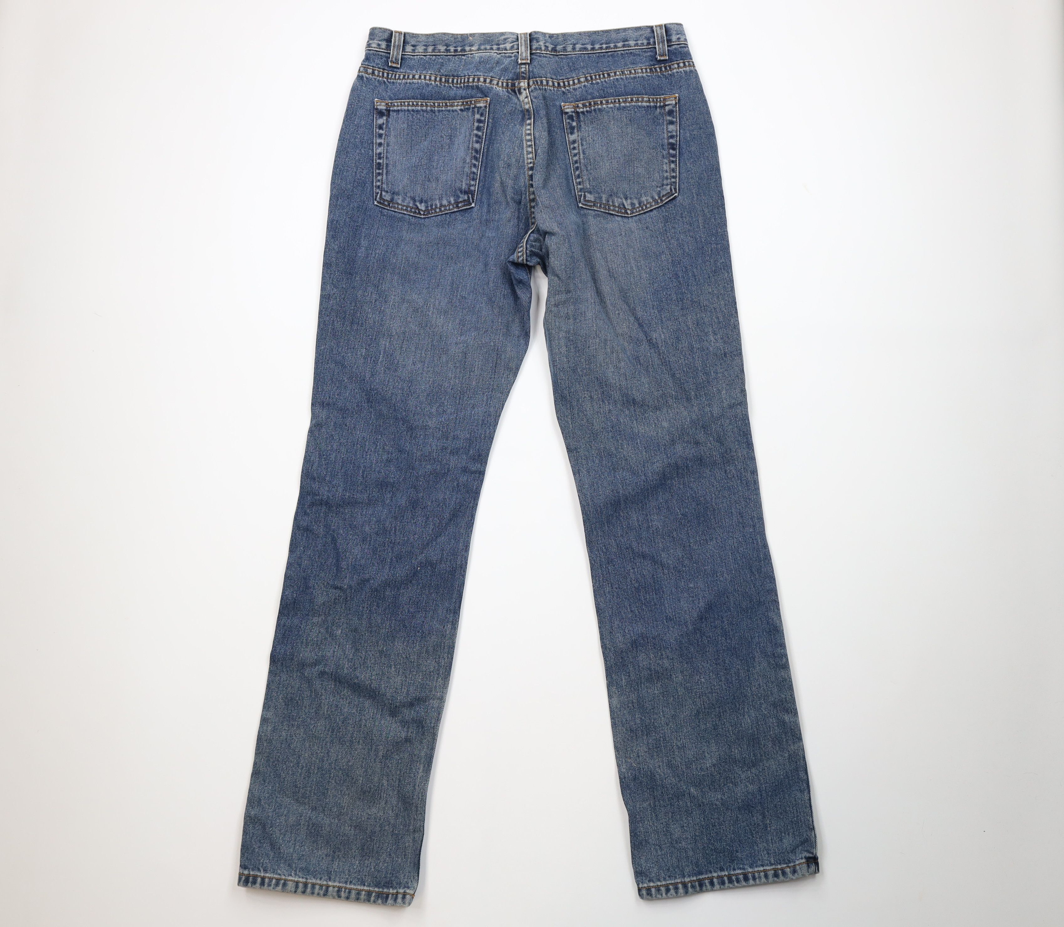 J.Crew Vintage 90s Y2K J Crew Babydoll Flared Button Fly Jeans USA Size 36" / US 14 / IT 50 - 10 Thumbnail