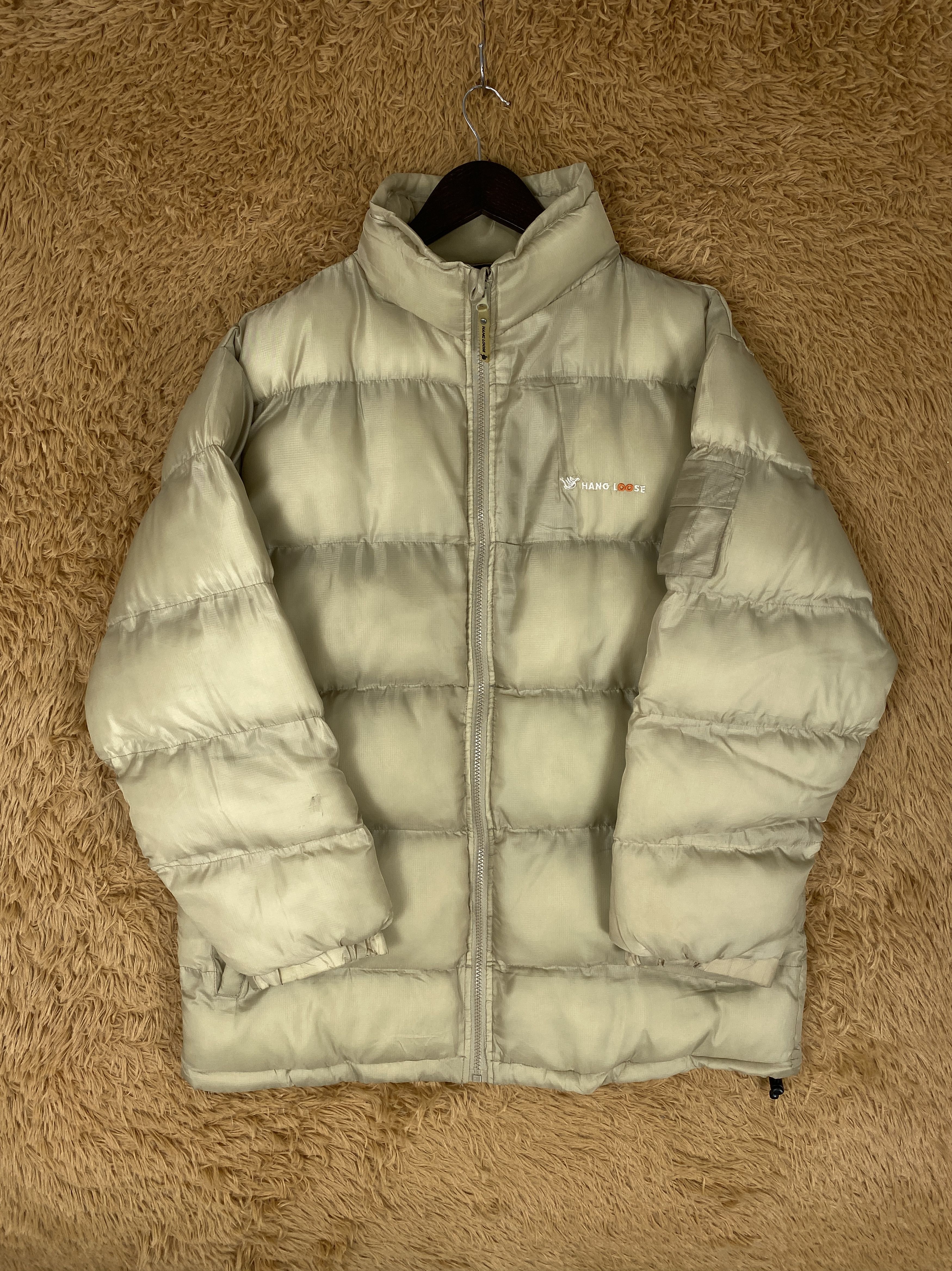 Japanese Brand Vintage Hang Loose Puffer Fleece Lining Jacket J2213 Size US M / EU 48-50 / 2 - 4 Thumbnail