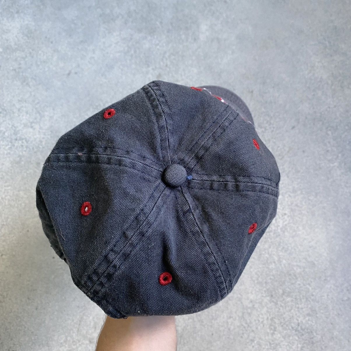Nike VERY RARE NIKE CAP BIG LOGO SWOOSH DRILL 90s Y2K HATS TENNIS Size ONE SIZE - 5 Thumbnail