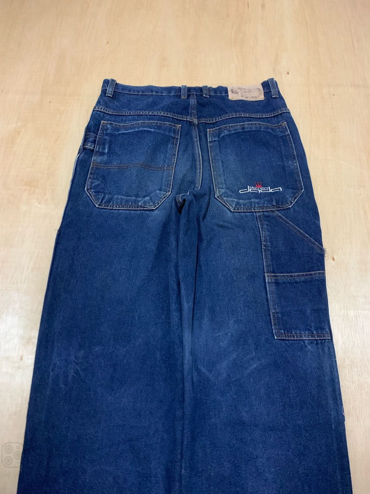 20471120 × Hysteric Glamour × Japanese Brand Vintage Y2k Damani Dada Baggy Denim Jeans Size US 32 / EU 48 - 4 Thumbnail