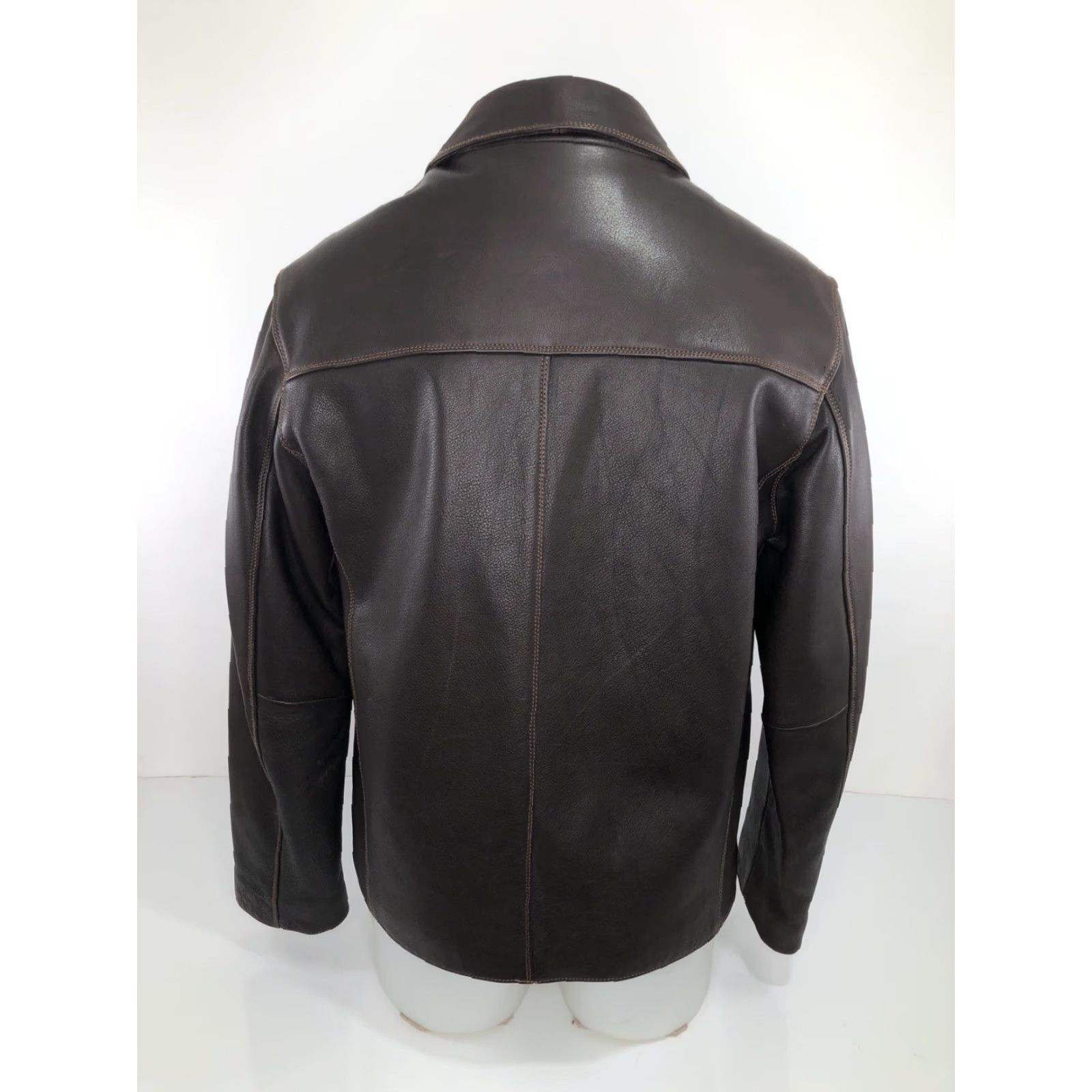 Vintage MARC NEW YORK Mens S LEATHER BOMBER FLIGHT Heavy Jacket EXCELLENT Brown Jacket Bomber Mens S Leather Size US S / EU 44-46 / 1 - 5 Thumbnail