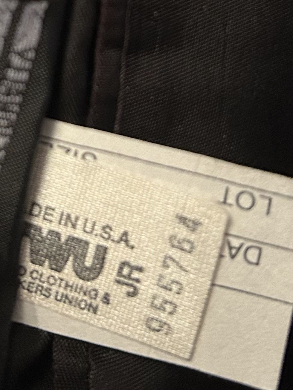 Burberry Burberrys Charcoal Gray Pinstripe 46R Suit Jacket 40x29 Size 46R - 10 Thumbnail