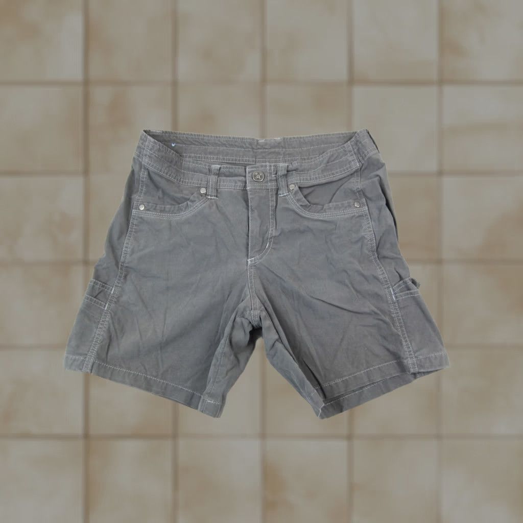 Vintage Kuhl Shorts Womens Size 6 Gray Cargo Outdoor Stretch Hiking Ladies Camping Size 28" / US 6 / IT 42 - 1 Thumbnail