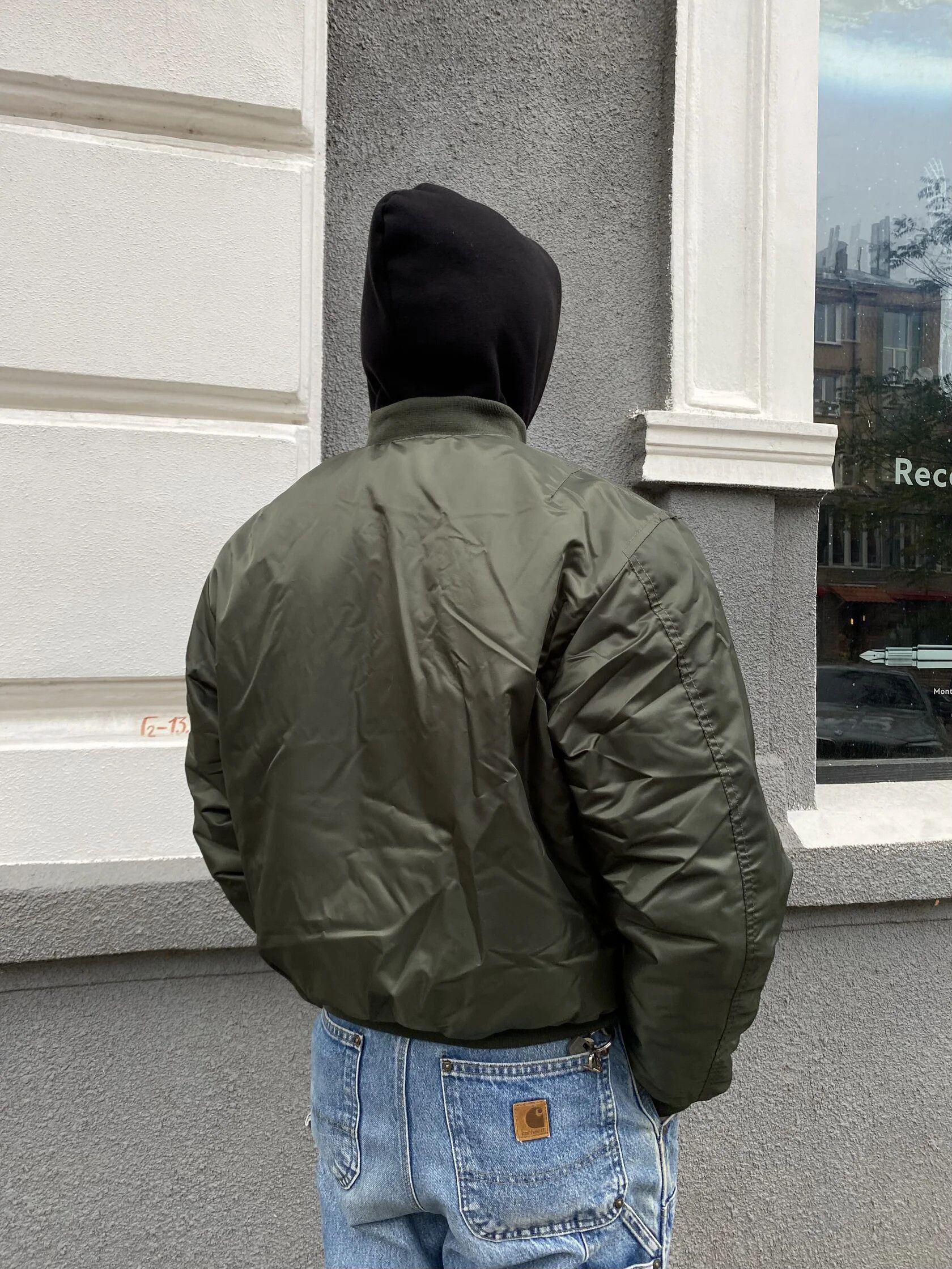 Other MA-1 bomber jacket khaki military y2k ulika unknwn Size US M / EU 48-50 / 2 - 8 Thumbnail