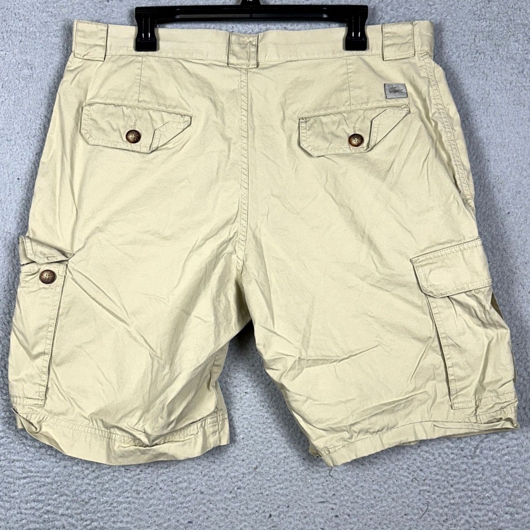 Lacoste Lacoste Shorts Mens 46 Tan Cargo Utility Pocket Flat Front Hiking Outdoor EUC Size US 36 / EU 52 - 2 Thumbnail