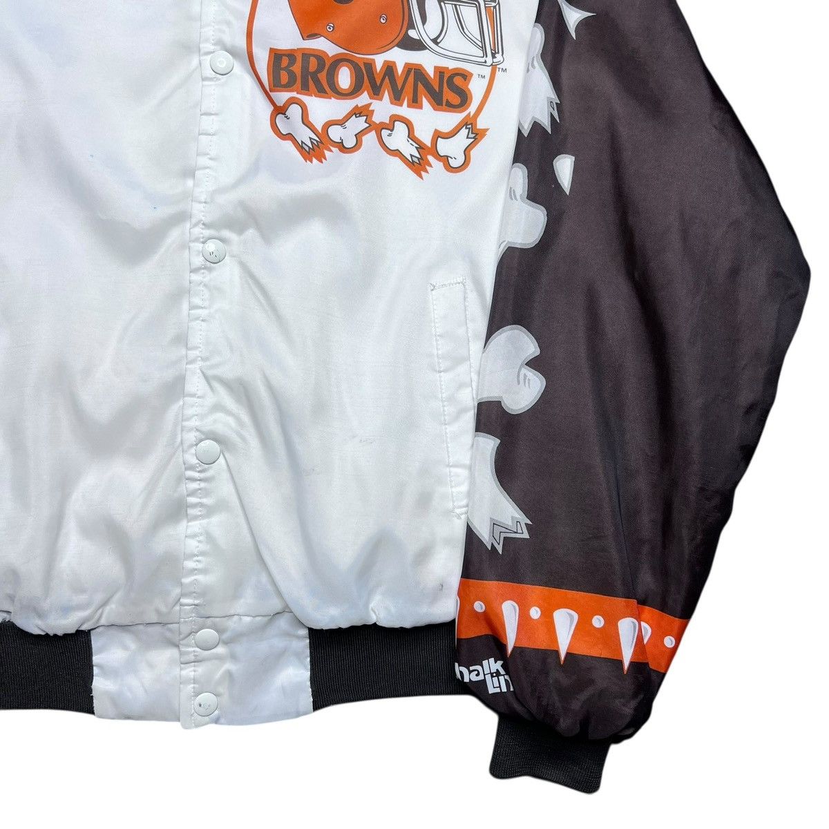 Chalk Line 90s NFL Cleveland Browns Dawgs Chalk Line Fanimation Jacket Size US L / EU 52-54 / 3 - 21 Thumbnail