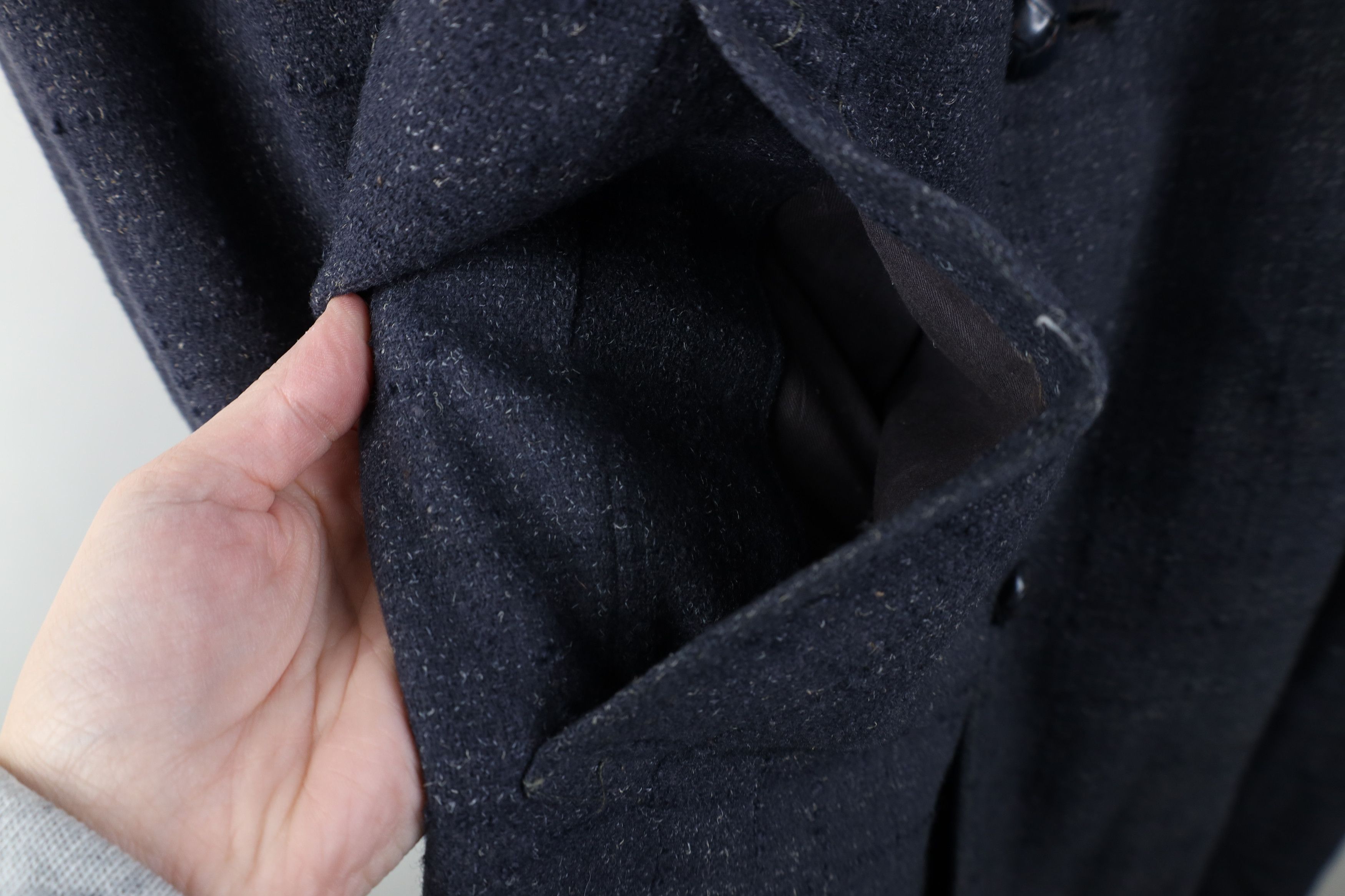 Vintage Vintage 50s Rockabilly Atomic Wool Tweed Overcoat Jacket Size US XXL / EU 58 / 5 - 9 Thumbnail