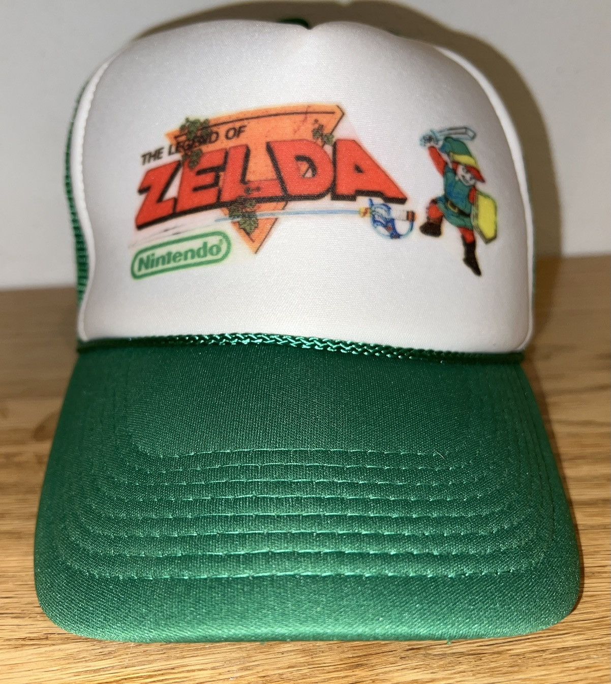 Vintage Vintage Legend Of Zelda Nintendo Trucker Hat Size ONE SIZE - 1 Thumbnail