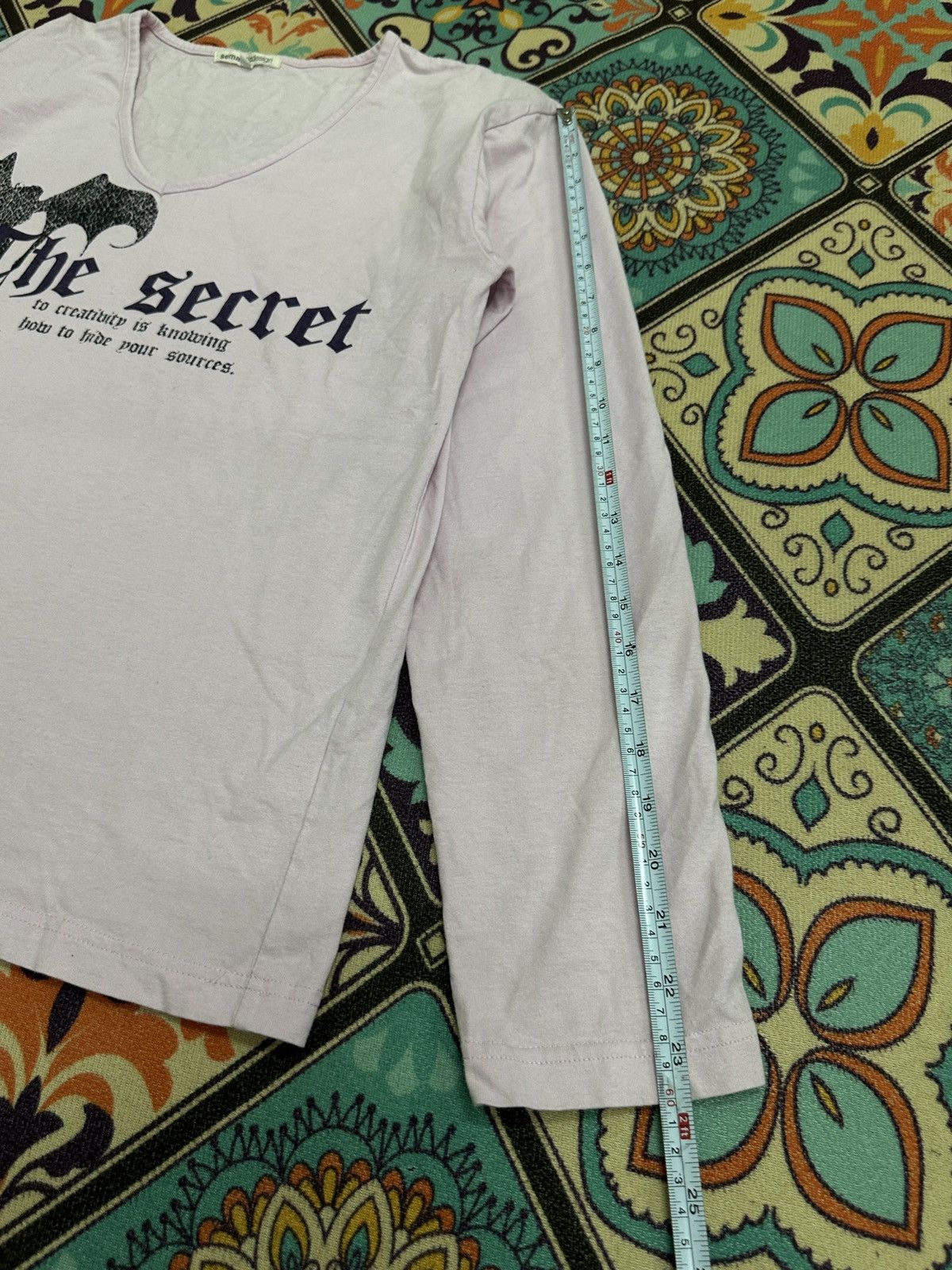 semanticdesign SemanticDesign “The Secret” V Neck L/S Shirt Size US M / EU 48-50 / 2 - 5 Thumbnail