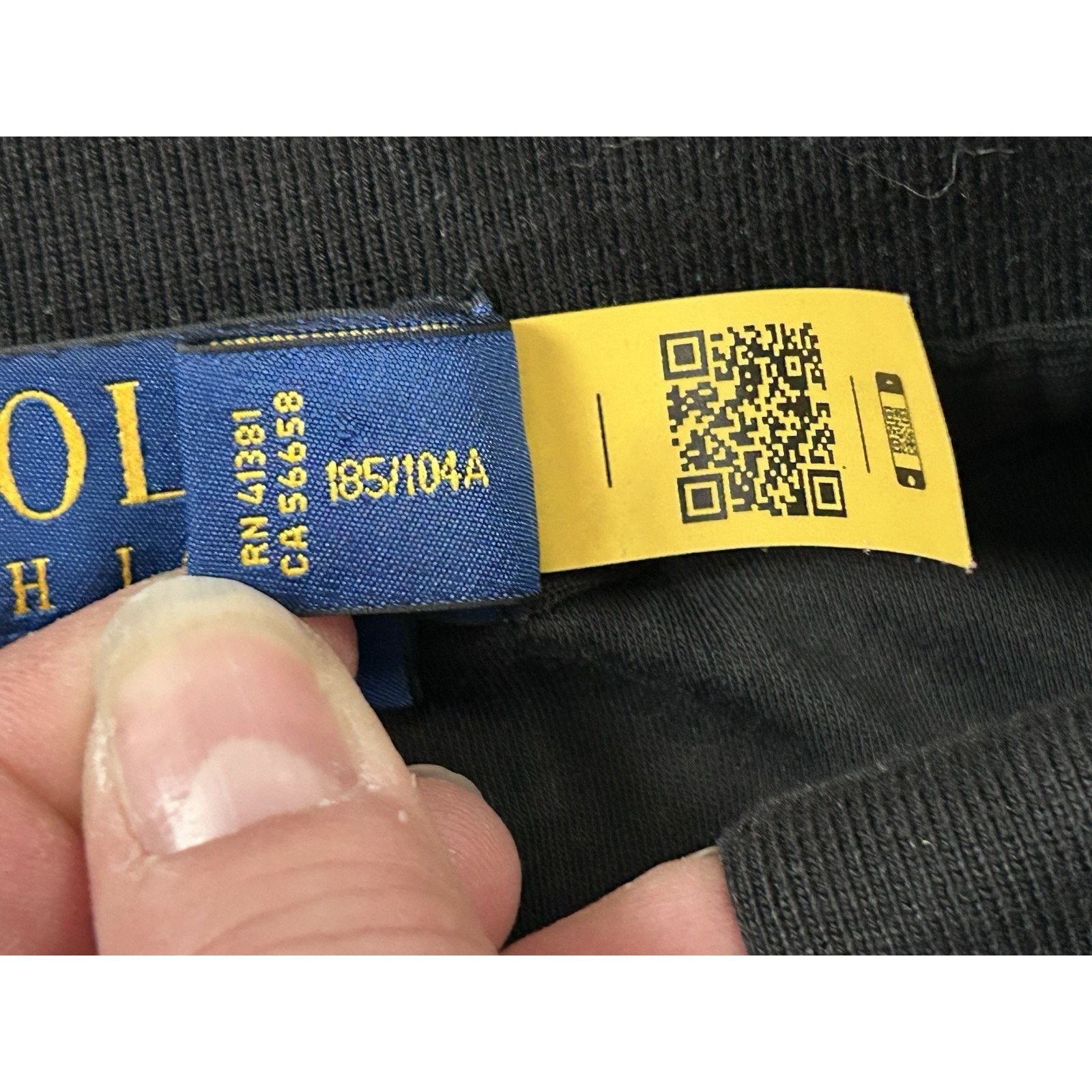 Polo Ralph Lauren polo ralph lauren wmn Polo Shirt Black Xl Colored Pony Logo Size US XL / EU 56 / 4 - 8 Thumbnail
