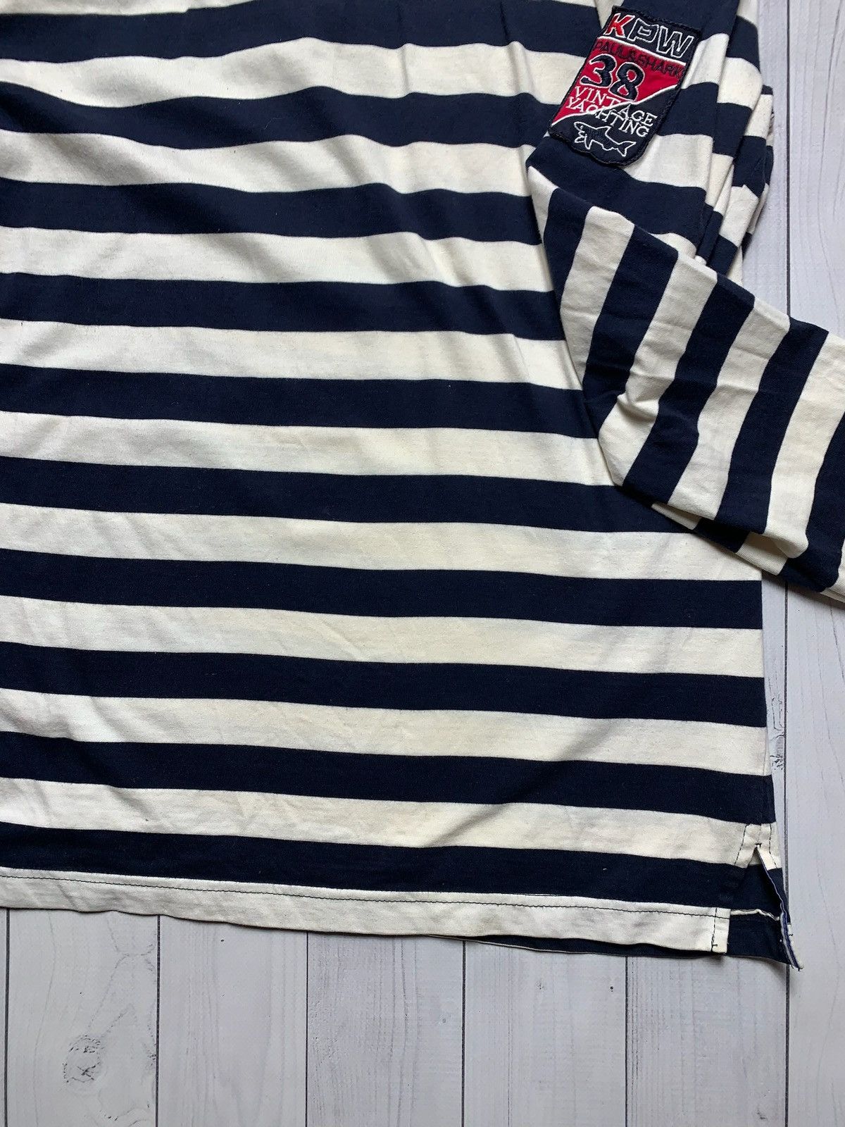 Paul & Shark × Vintage Vintage Paul Shark striped jersey rugby size M/L Size US M / EU 48-50 / 2 - 12 Thumbnail