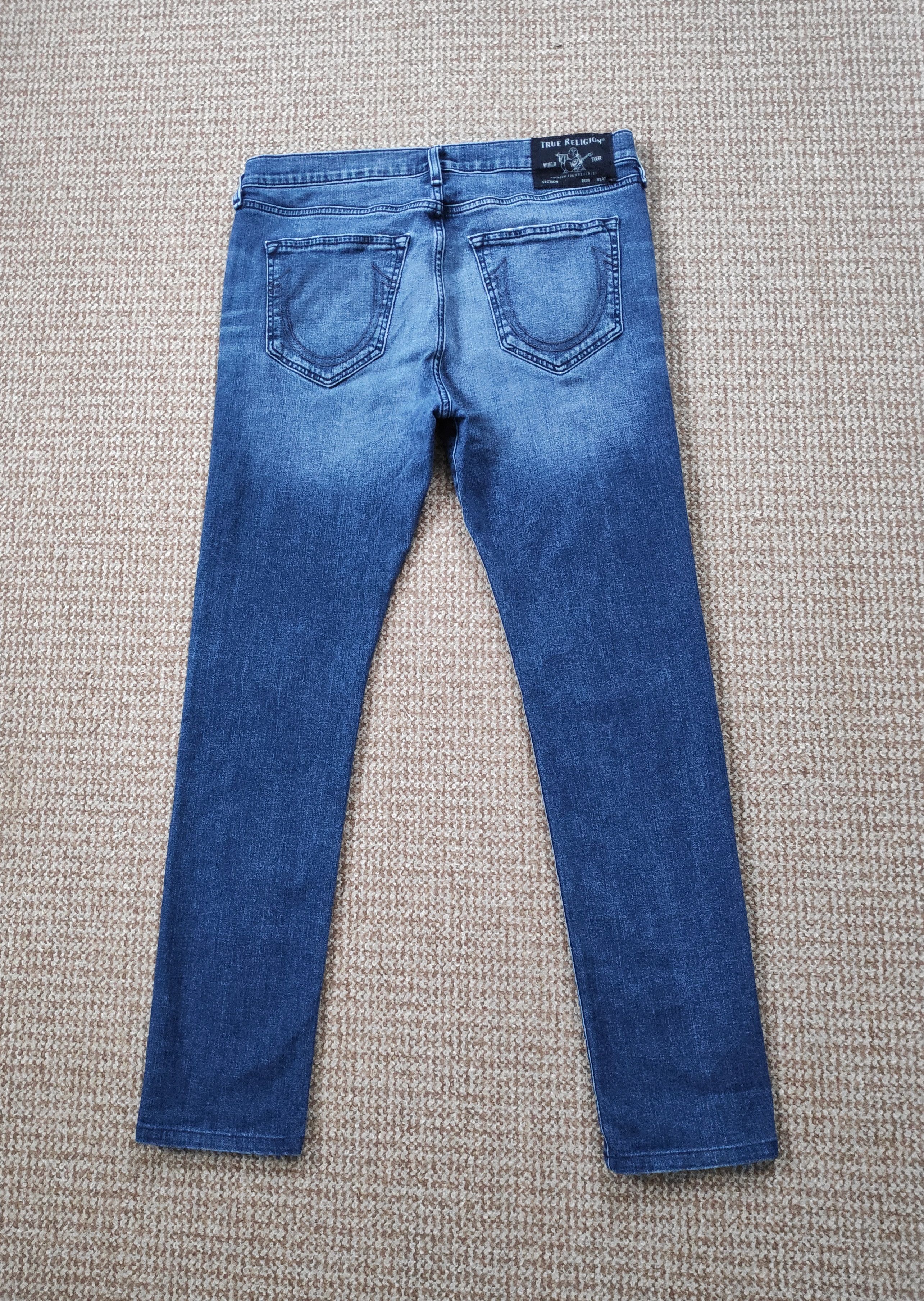 True Religion True Religion Rocco No Flap Relaxed Skinny Denim Jeans Size US 34 / EU 50 - 3 Thumbnail