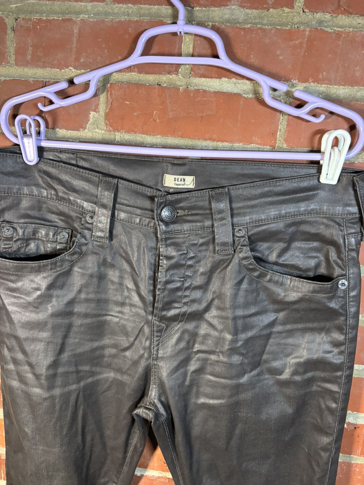 True Religion True Religion Men's Dean Tapered Size 31 (Measures 35/33.5) Size US 35 - 2 Thumbnail