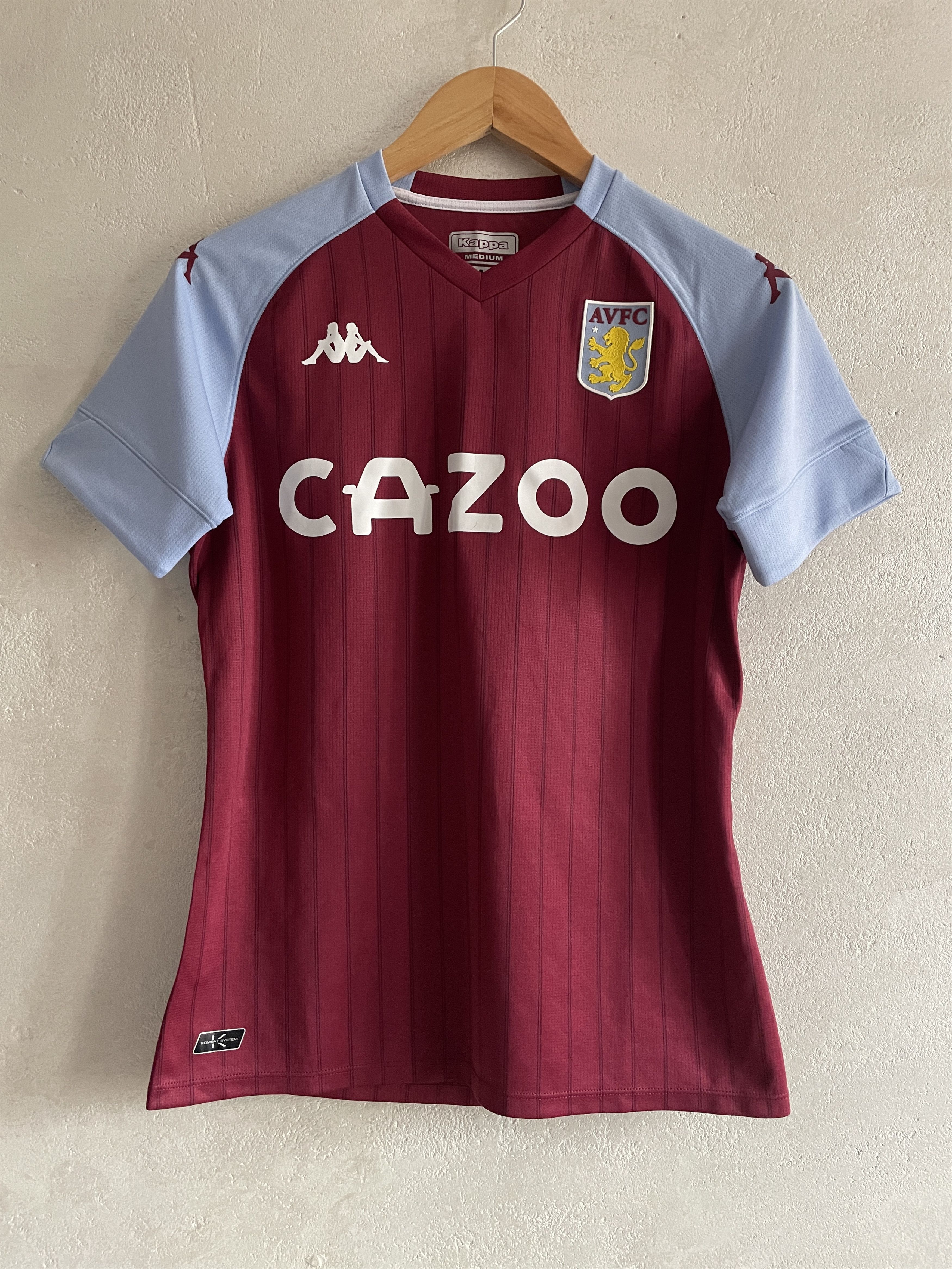 Kappa Aston Villa AUTHENTIC 2021 2022 Home Kit Shirt Soccer Jersey Size M / US 6-8 / IT 42-44 - 1 Thumbnail
