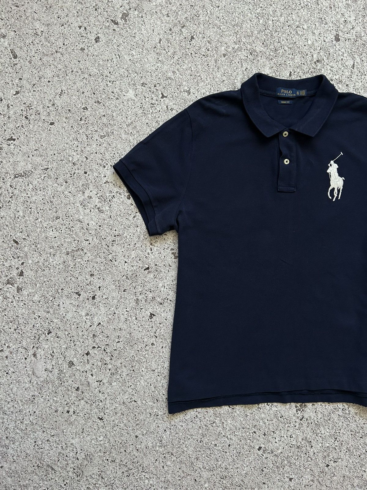 Polo Ralph Lauren × RRL Ralph Lauren × Rugby Ralph Lauren Vintage Polo Ralph Lauren Classic Logo Polo T-Shirt Size US XL / EU 56 / 4 - 2 Thumbnail
