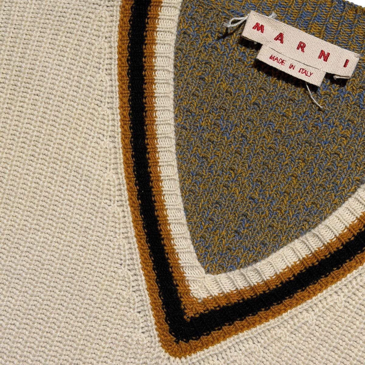 Marni Two tone v neck sweater Size US L / EU 52-54 / 3 - 4 Thumbnail